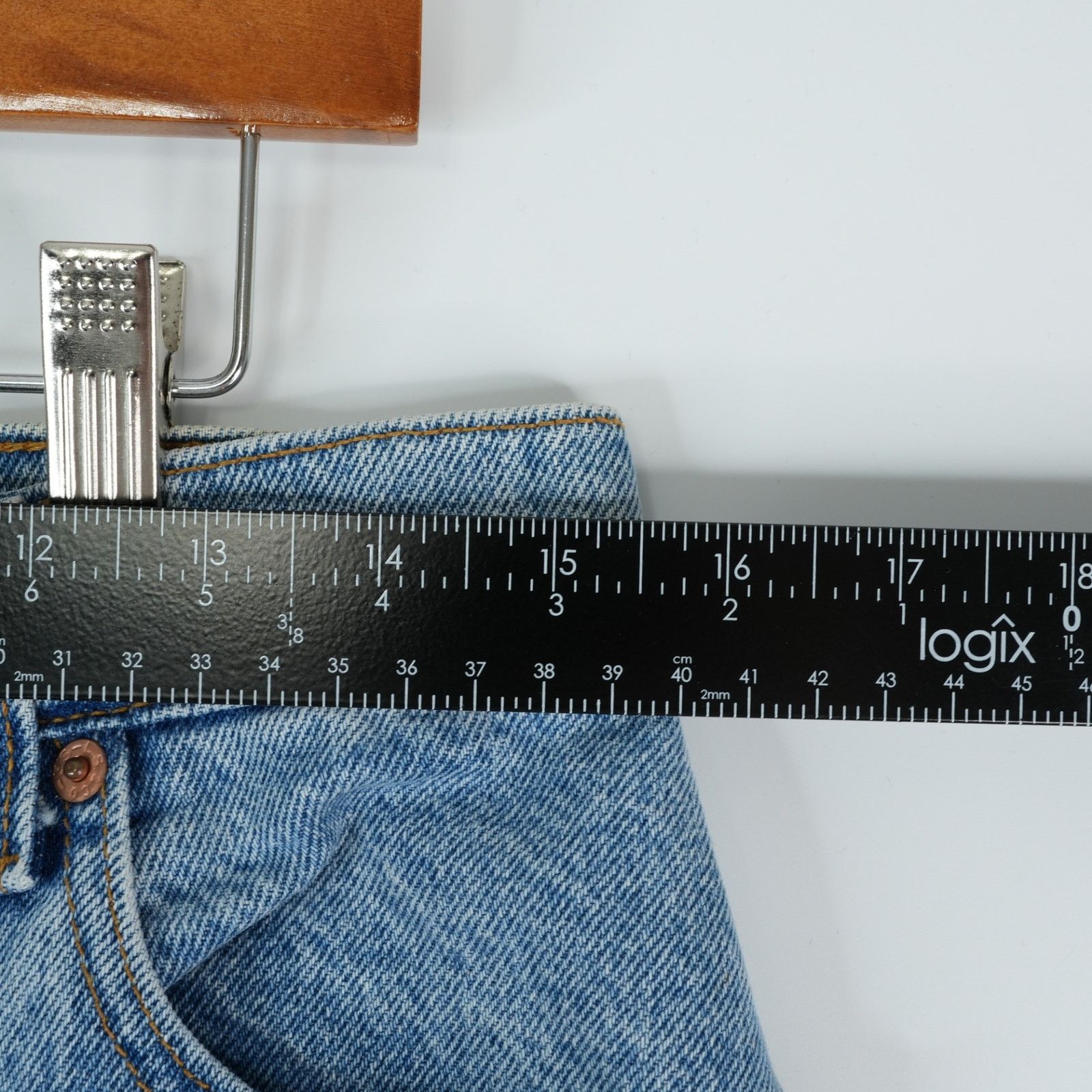 Levi's Vtg Levis 551 Jeans 12S (31x28.5) Relaxed Fit Tapered Leg Size 34" / US 12 / IT 48 - 11 Thumbnail