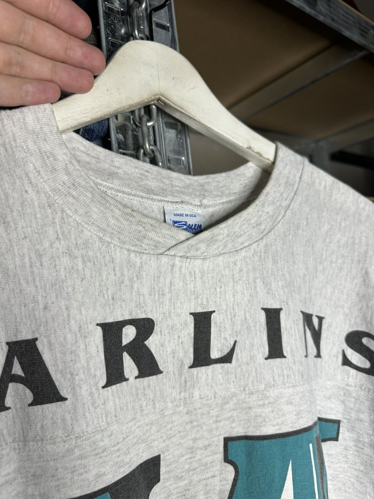 MLB Vintage 1994 Florida Marlins T-Shirt Salem Sportswear USA Size US XXL / EU 58 / 5 - 12 Thumbnail