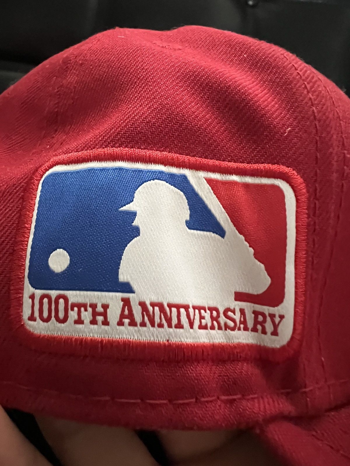 New Era Cincinnati Reds 100th Anniversary Fitted Hat 7 1/8" Size ONE SIZE - 5 Thumbnail
