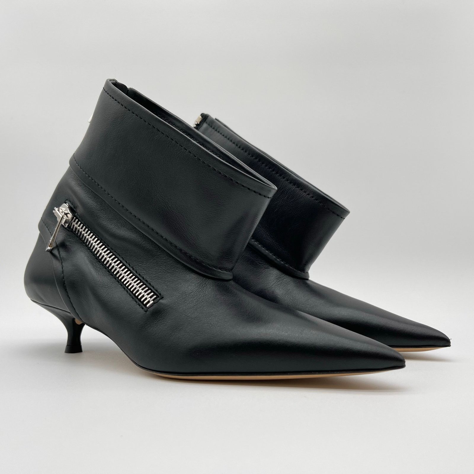JW Anderson JW Anderson | $950 NIB Biker Kitten Heel Boot Black 36 US 6 Size US 6 / IT 36 - 1 Thumbnail