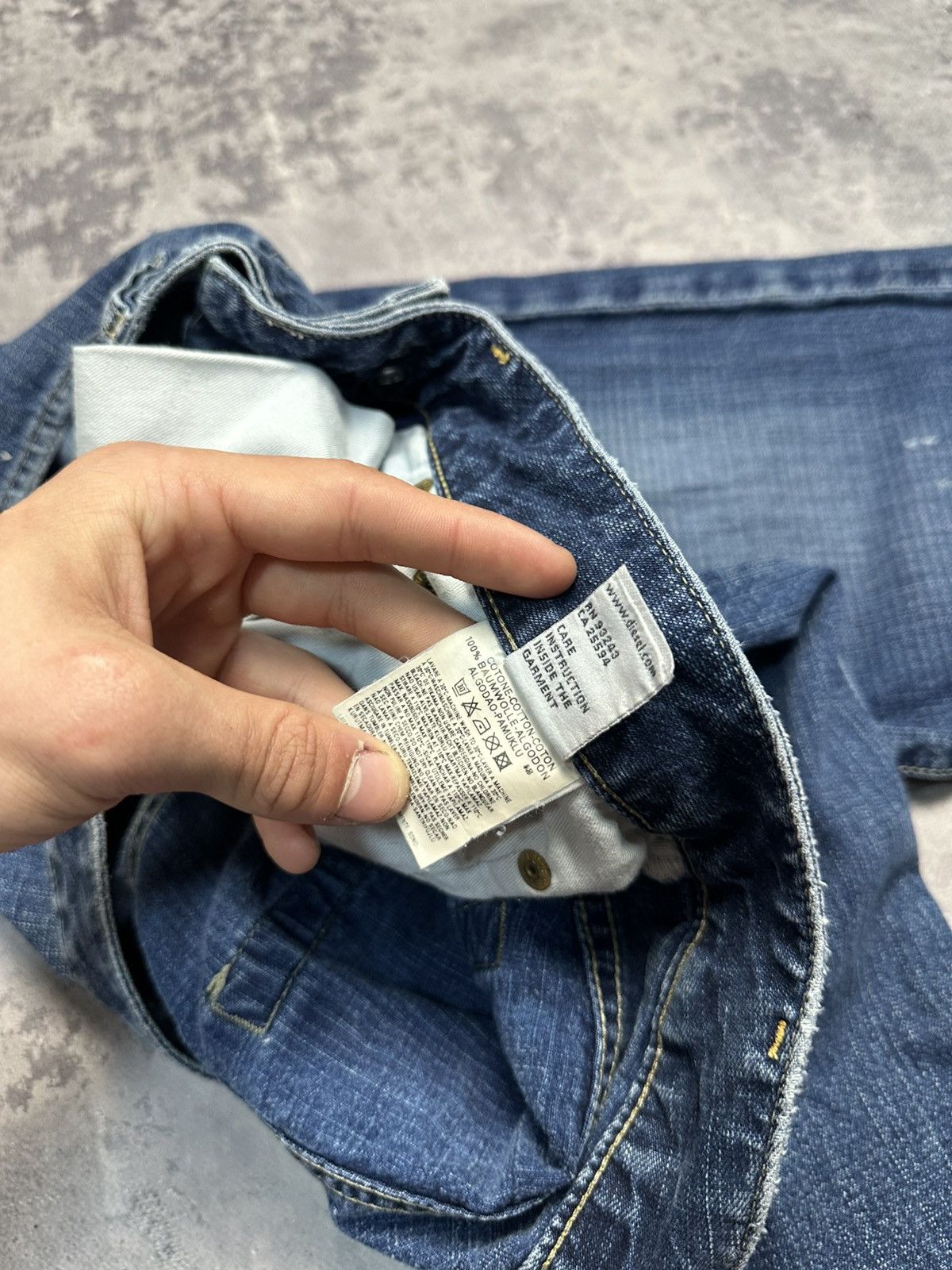 Diesel Vintage Diesel Jeans Distressed Wash Japanese Crazy y2k 90s Size US 32 / EU 48 - 16 Thumbnail