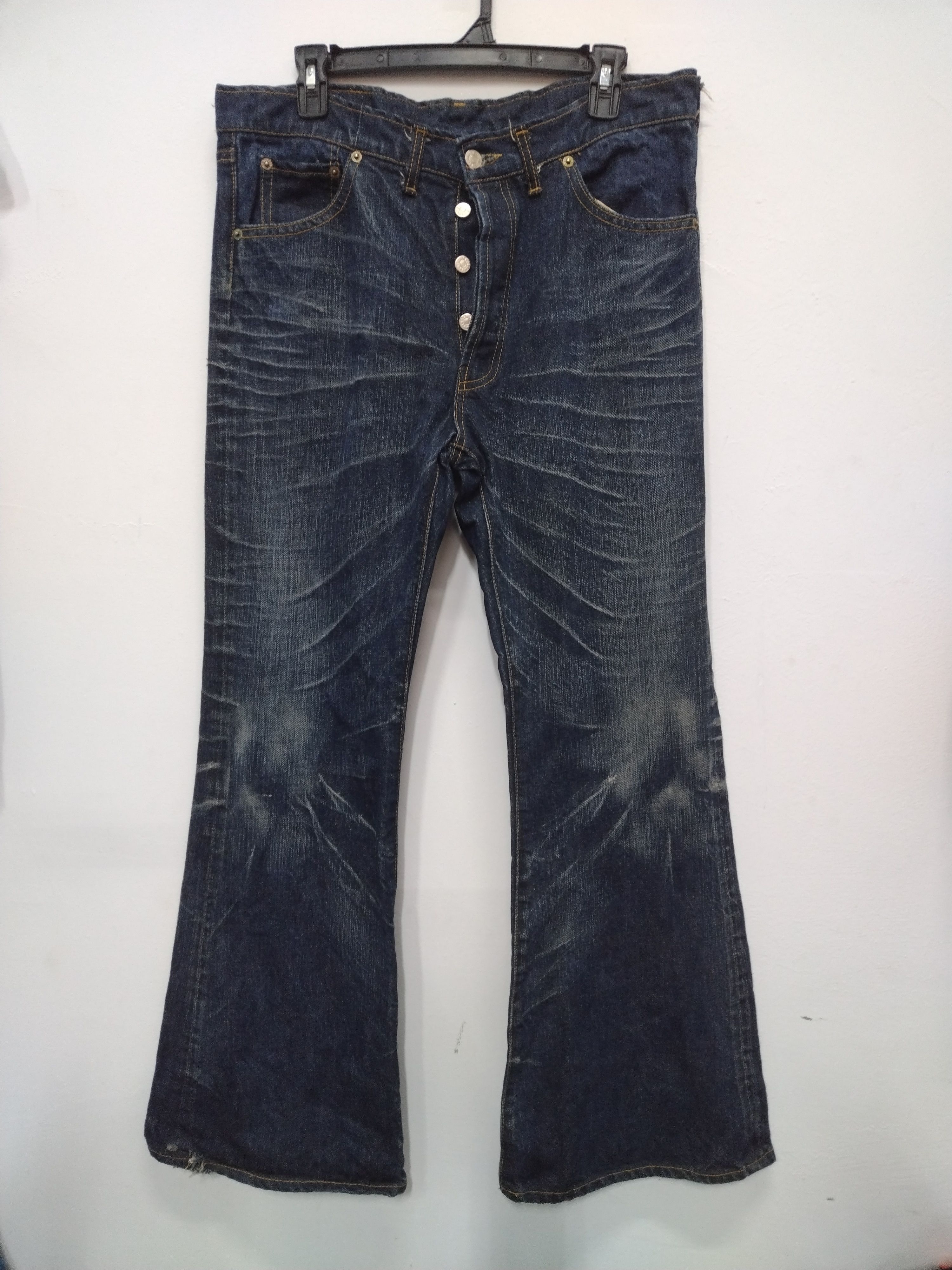 Justin Marvelous awesome Distressed like new Justin BOOT CUT jeans Size US 34 / EU 50 - 1 Thumbnail