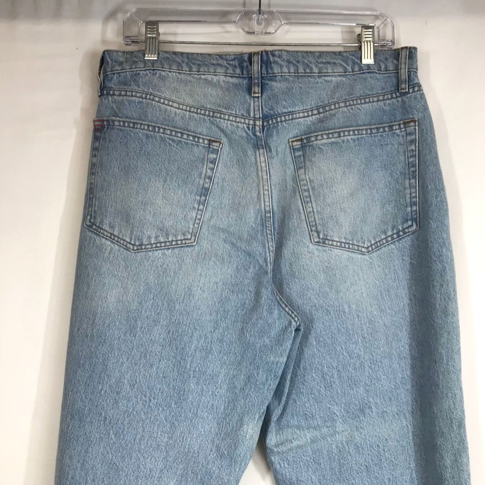 Urban Outfitters BDG Urban Outfitters Slim Straight Jeans Women Size 31 Light Wash Ripped Size 24" / US 00 / IT 34 - 5 Thumbnail