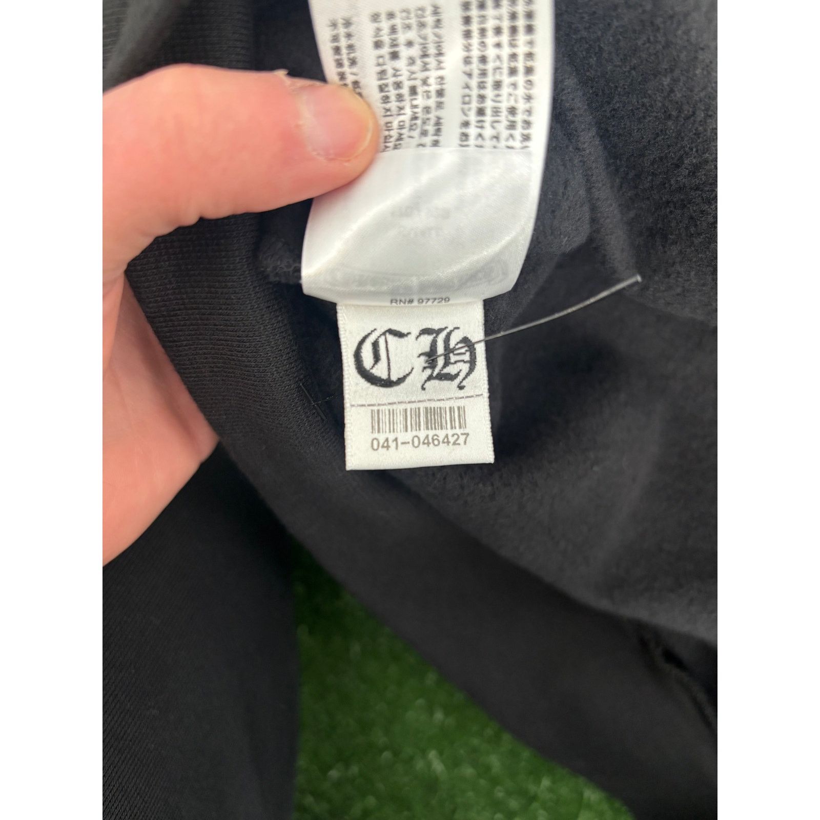 Chrome Hearts Chrome Hearts Blue Vertical Logo Black Hoodie Size Small Size US S / EU 44-46 / 1 - 7 Thumbnail