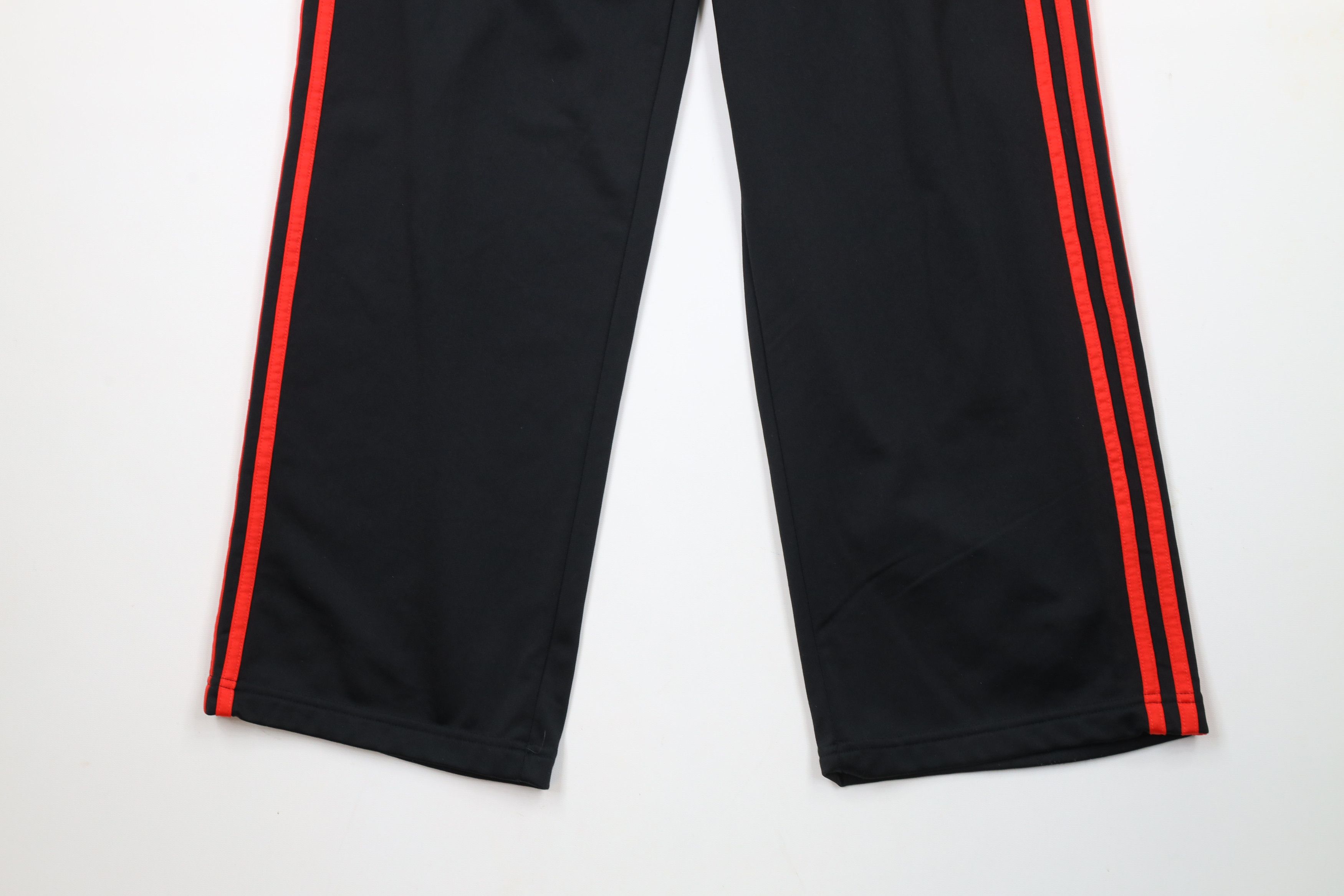 Adidas × Vintage Vintage Adidas Spell Striped Wide Leg Sweatpants Pants Black Size US 34 / EU 50 - 4 Thumbnail