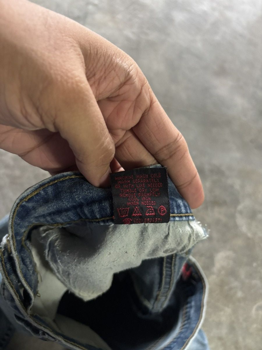 20471120 × Hysteric Glamour × If Six Was Nine GAZOZ flare star jeans punk gothic american flag style Size US 26 / EU 42 - 7 Thumbnail