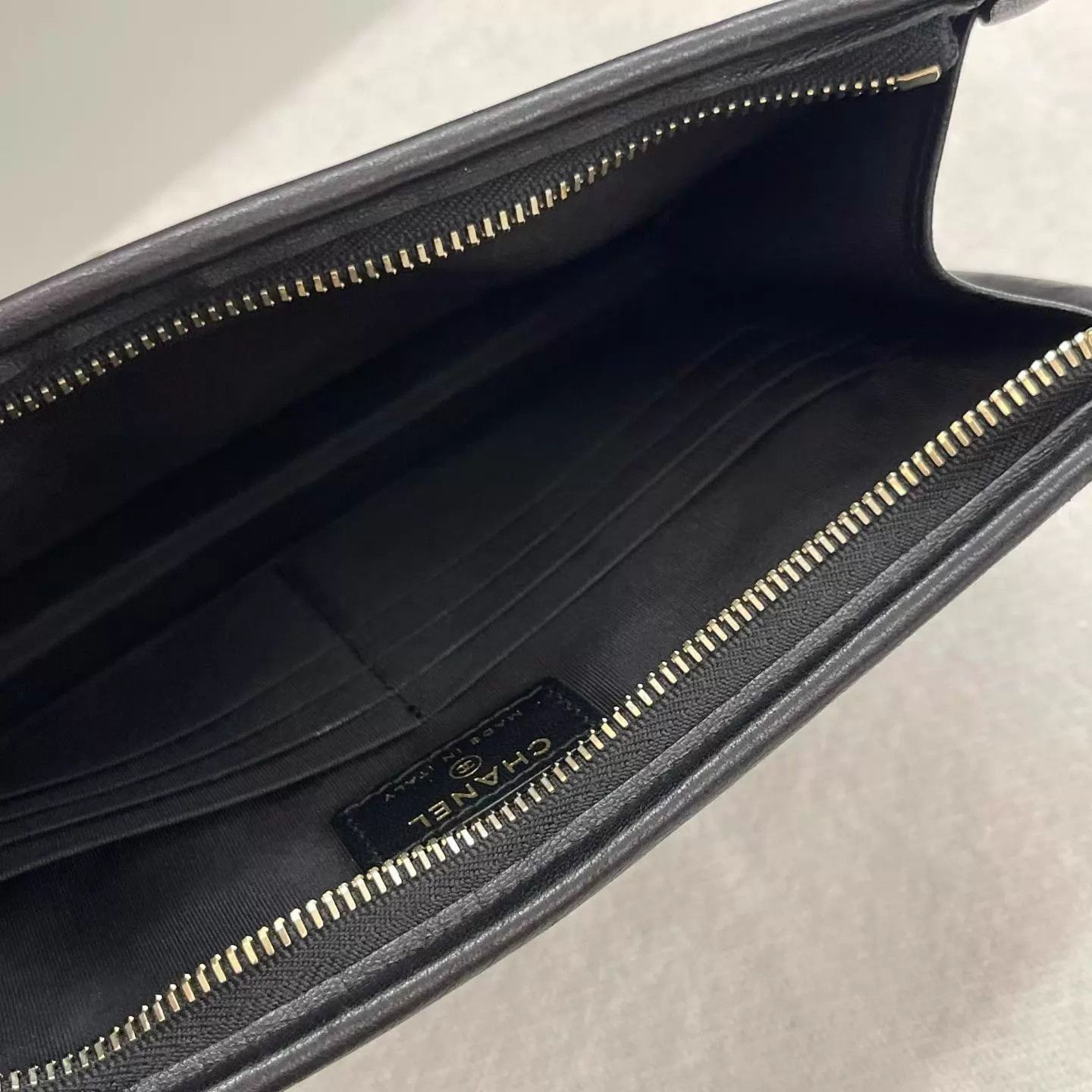 Chanel Chanel Black PVC + Woven Check Clutch w/ Card Size ONE SIZE - 9 Thumbnail