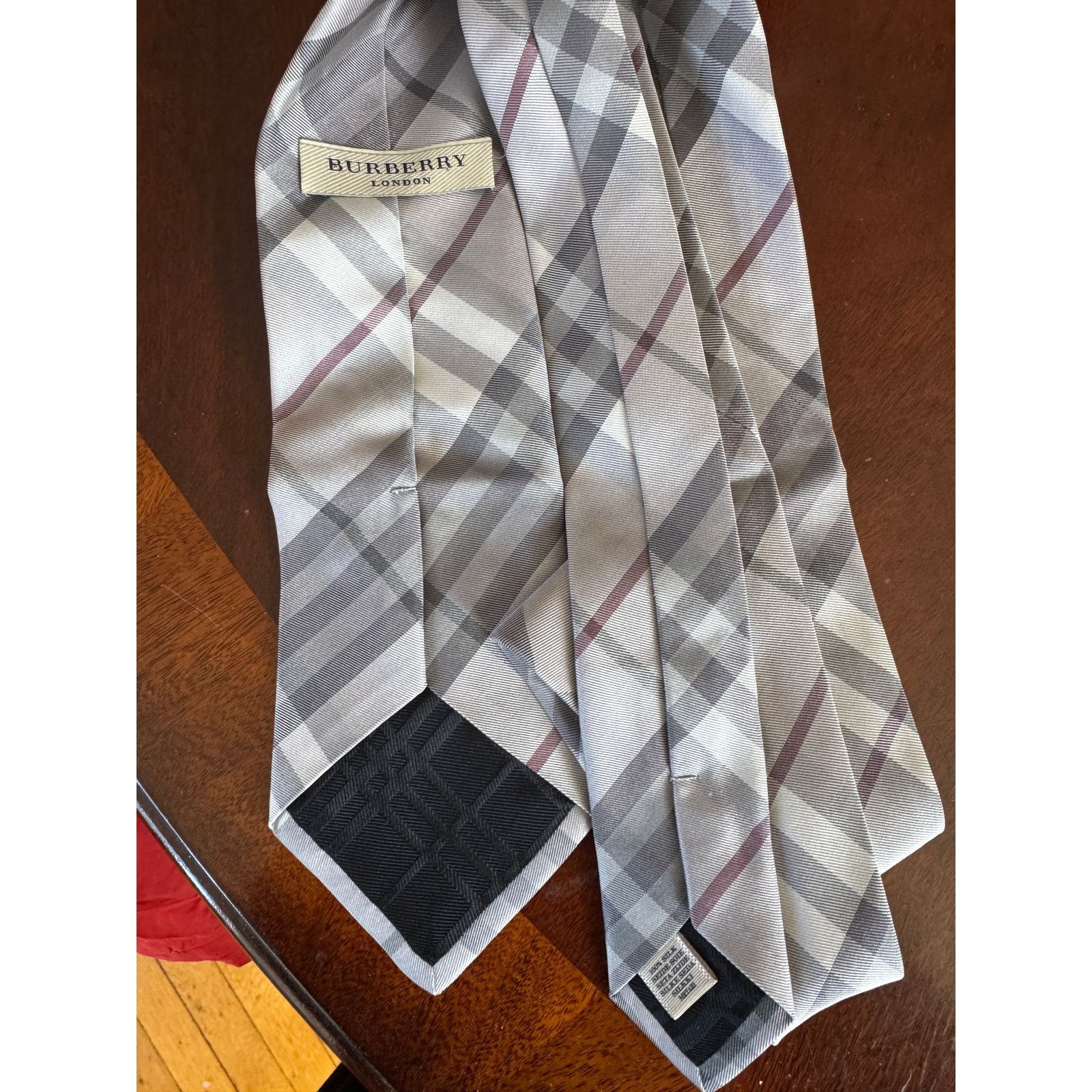 Burberry Men's Burberry London Tie Size ONE SIZE - 3 Thumbnail