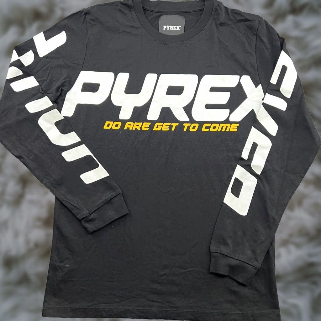 Pyrex Vision Pyrex Vision Long Sleeved Shirt Mens M Black You''ll Ever Virgil Abloh Black 90s Vintage Nike Shirt Size US M / EU 48-50 / 2 - 1 Thumbnail