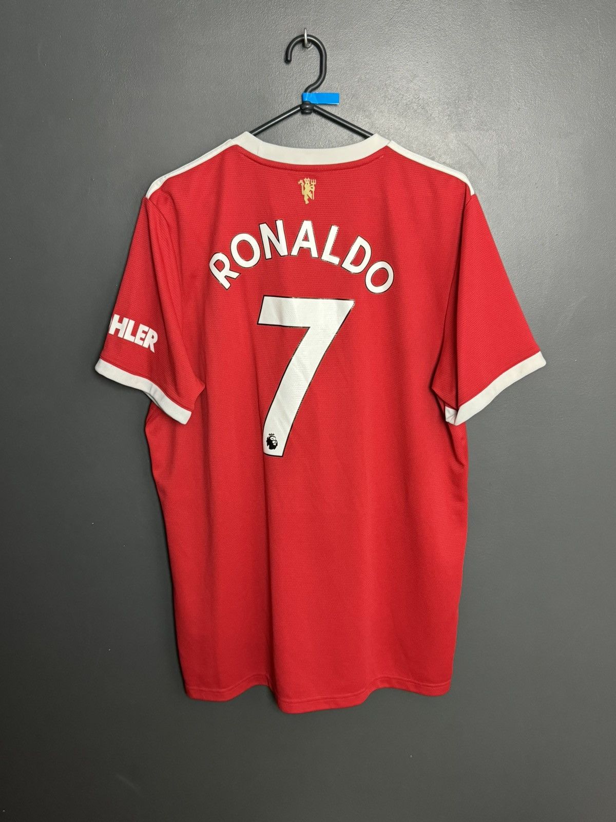 Adidas Manchester United 21/22 Home Ronaldo Football Jersey T-Shirt Size US XL / EU 56 / 4 - 1 Thumbnail