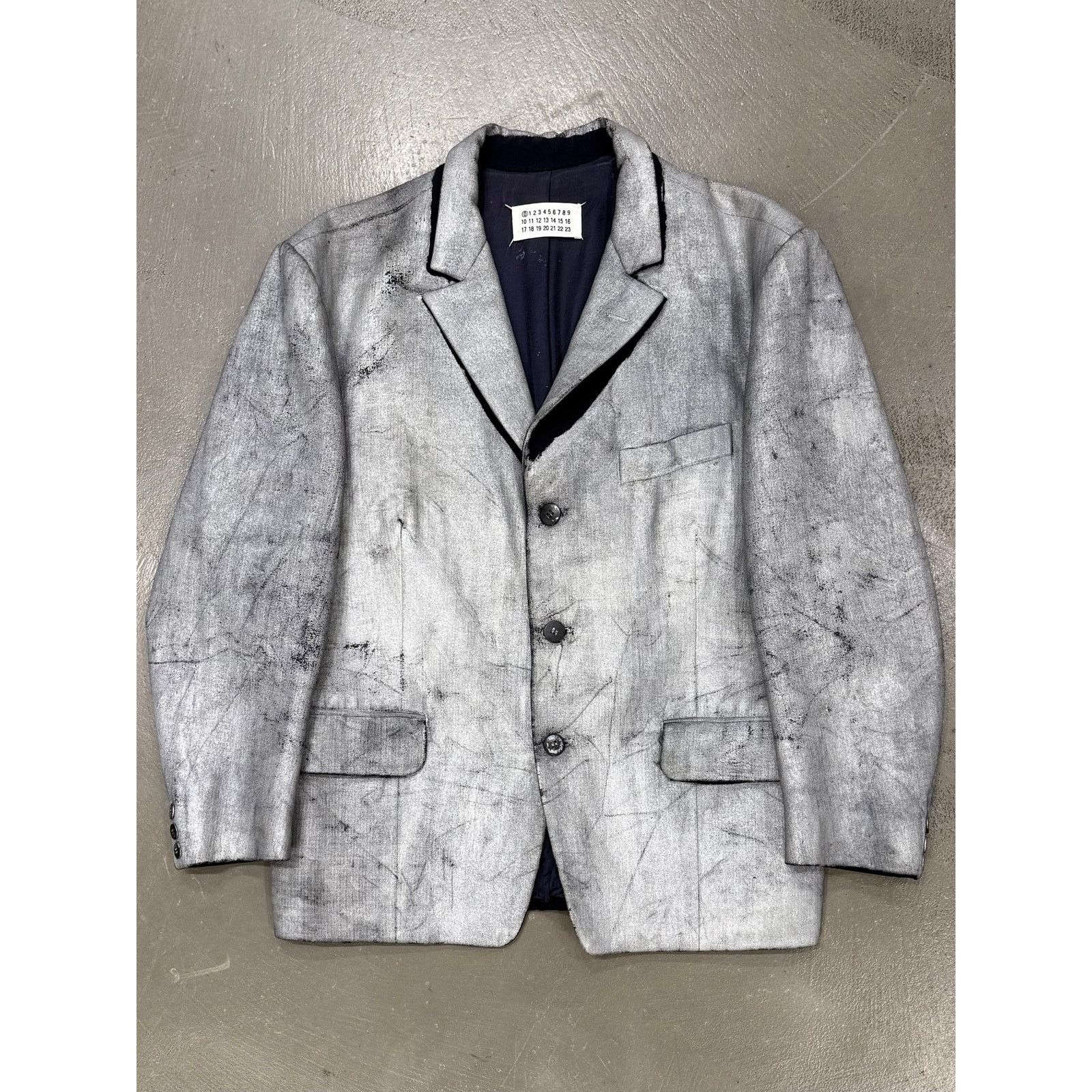Maison Margiela 1999 Martin Maison Margiela artisanal painted blazer Size 48R - 1 Thumbnail