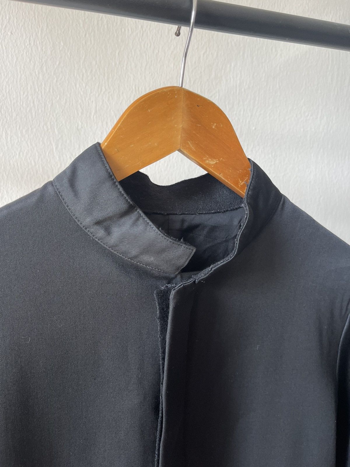 Yohji Yamamoto Yohji Yamamoto Mandarin Collar Crop Jacket 10 Size US M / EU 48-50 / 2 - 4 Thumbnail