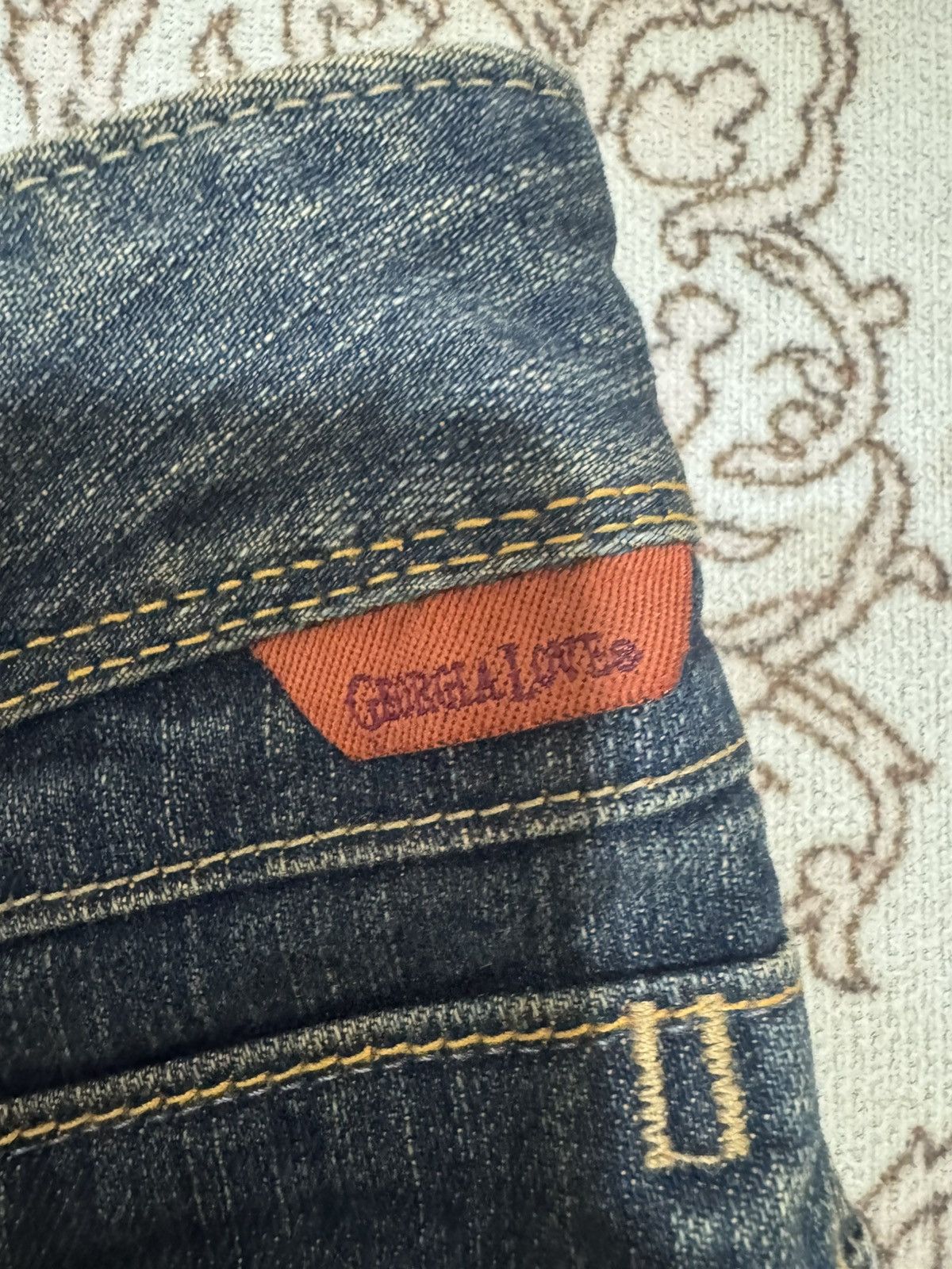 Japanese Brand Vintage Georgia Love Flare Bush Jeans Size US 32 / EU 48 - 6 Thumbnail