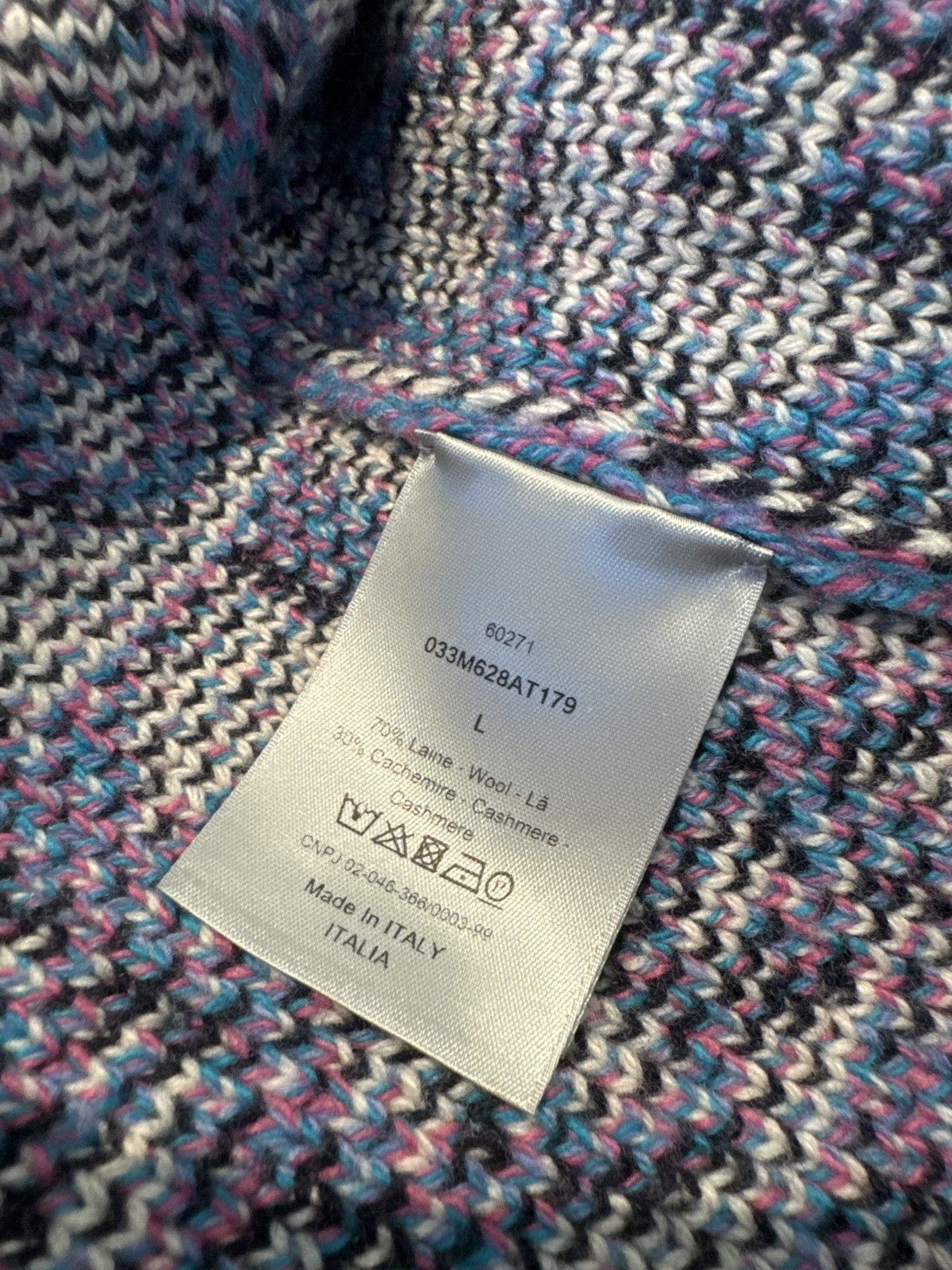 Dior Dior Oblique Knit Sweater Size US L / EU 52-54 / 3 - 6 Thumbnail