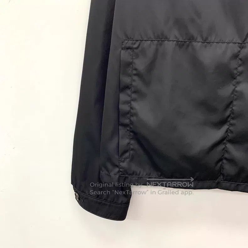 Prada Prada Black triangle nylon long-sleeved jacket Size US M / EU 48-50 / 2 - 4 Thumbnail