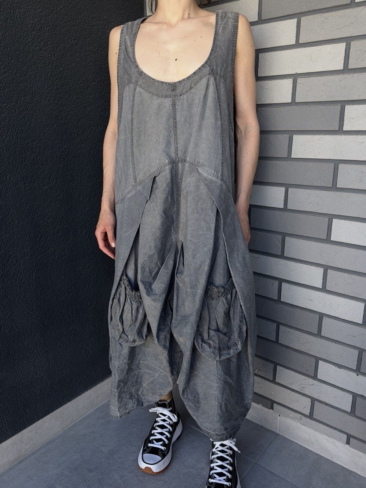 Other Kekoo Cotton Parachute Dress Pockets Plus Size Avant Garde Size L / US 10 / IT 46 - 1 Thumbnail