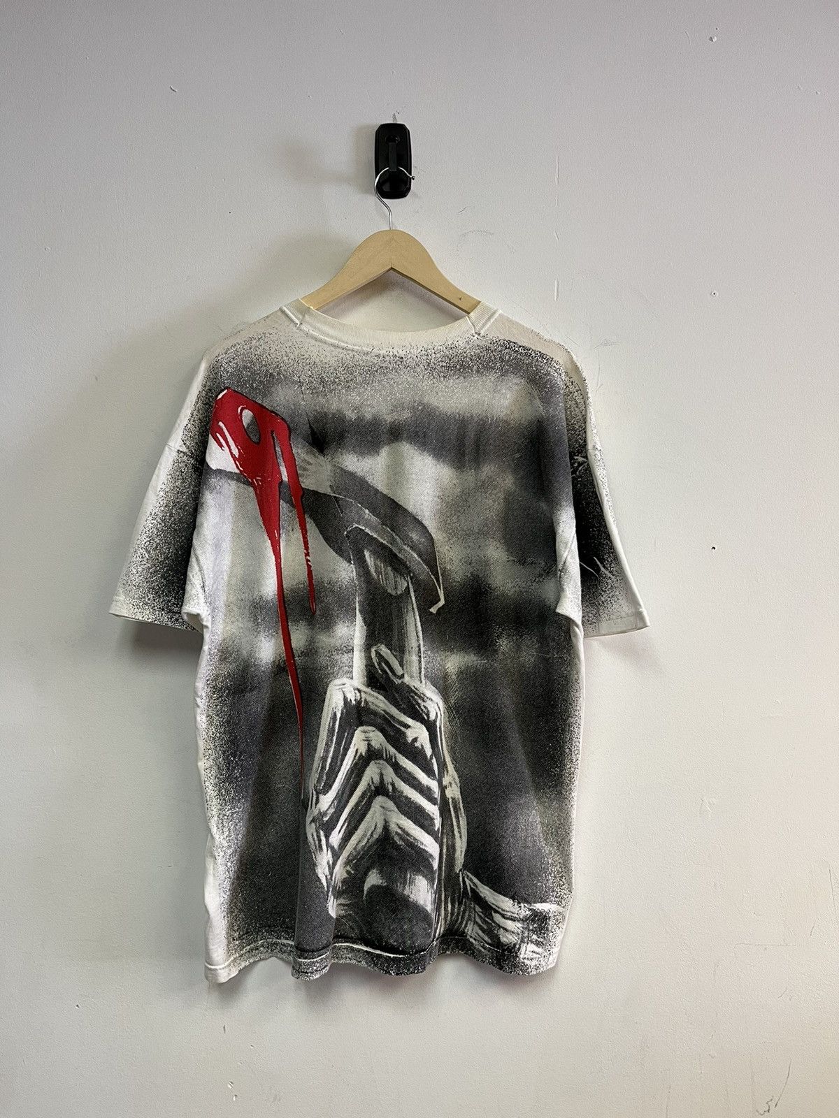 Vintage 1999 Iron Maiden AOP Tee Size US XL / EU 56 / 4 - 6 Thumbnail