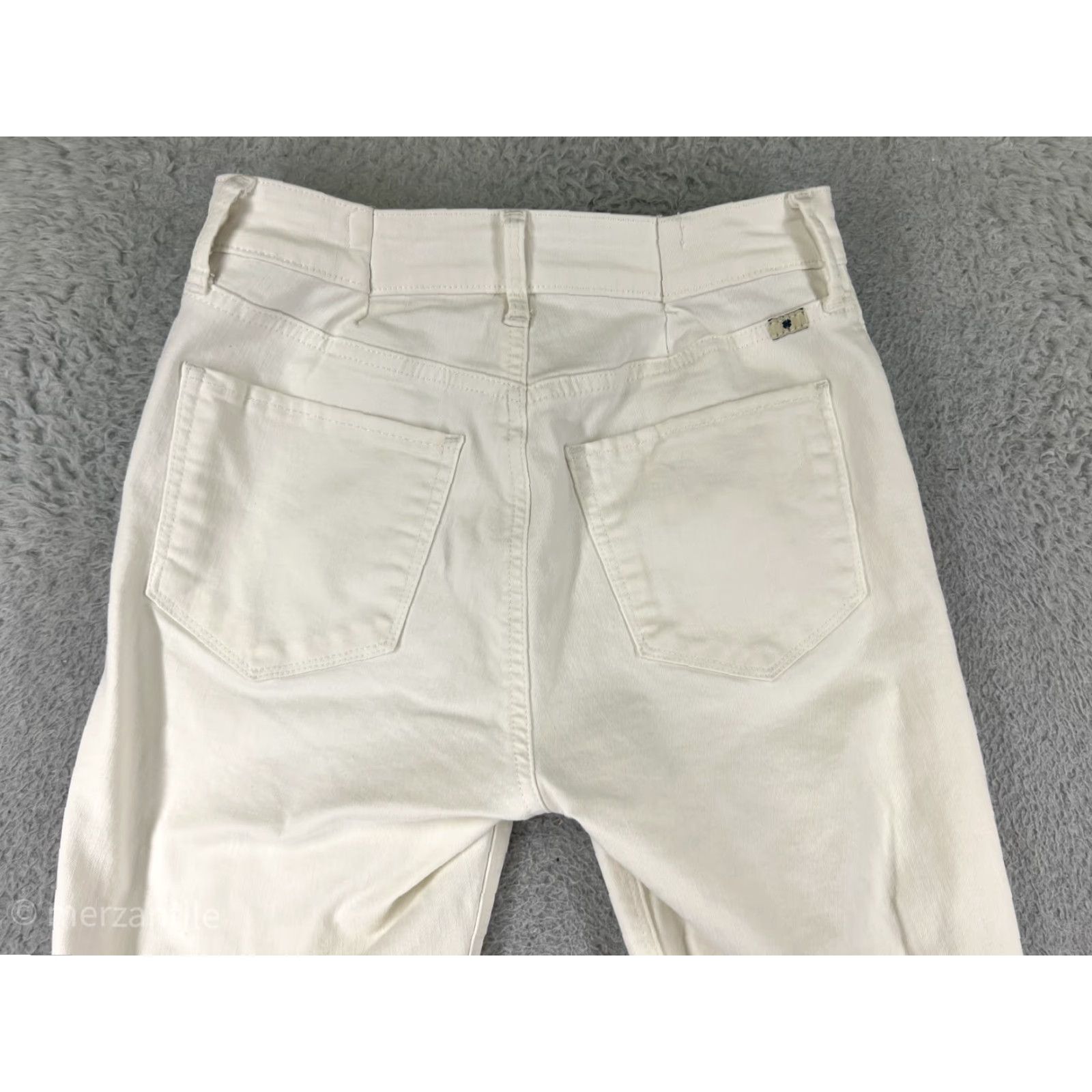 Lucky Brand Lucky Brand Jeans Women 24 White Denim Bridgette Skinny Cotton Blend 24x27 Jeans Women Size 42" / US 20 - 3 Thumbnail