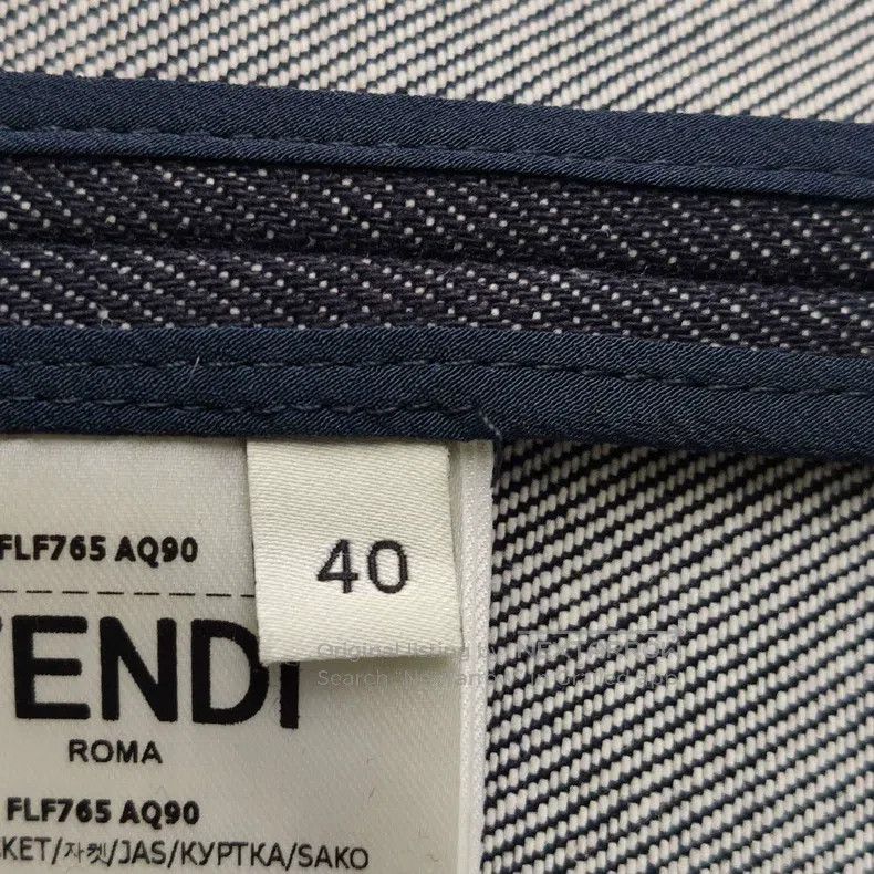 Fendi Fendi Cotton Single Breasted Lapel Jacket Size XS / US 0-2 / IT 36-38 - 7 Thumbnail