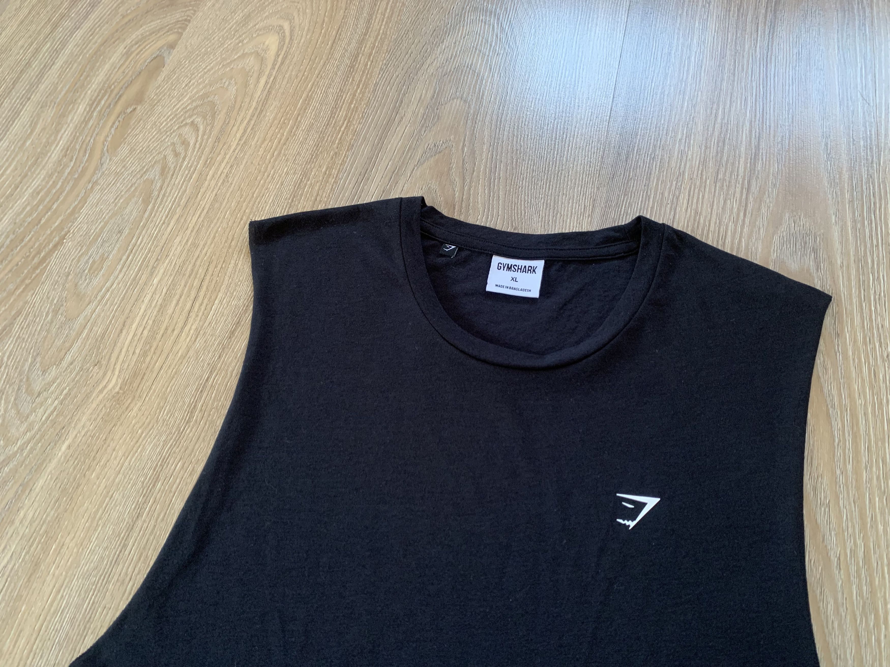Gymshark Gymshark Cotton Black Tank Top Sleeveless T Shirt Size US XL / EU 56 / 4 - 4 Thumbnail