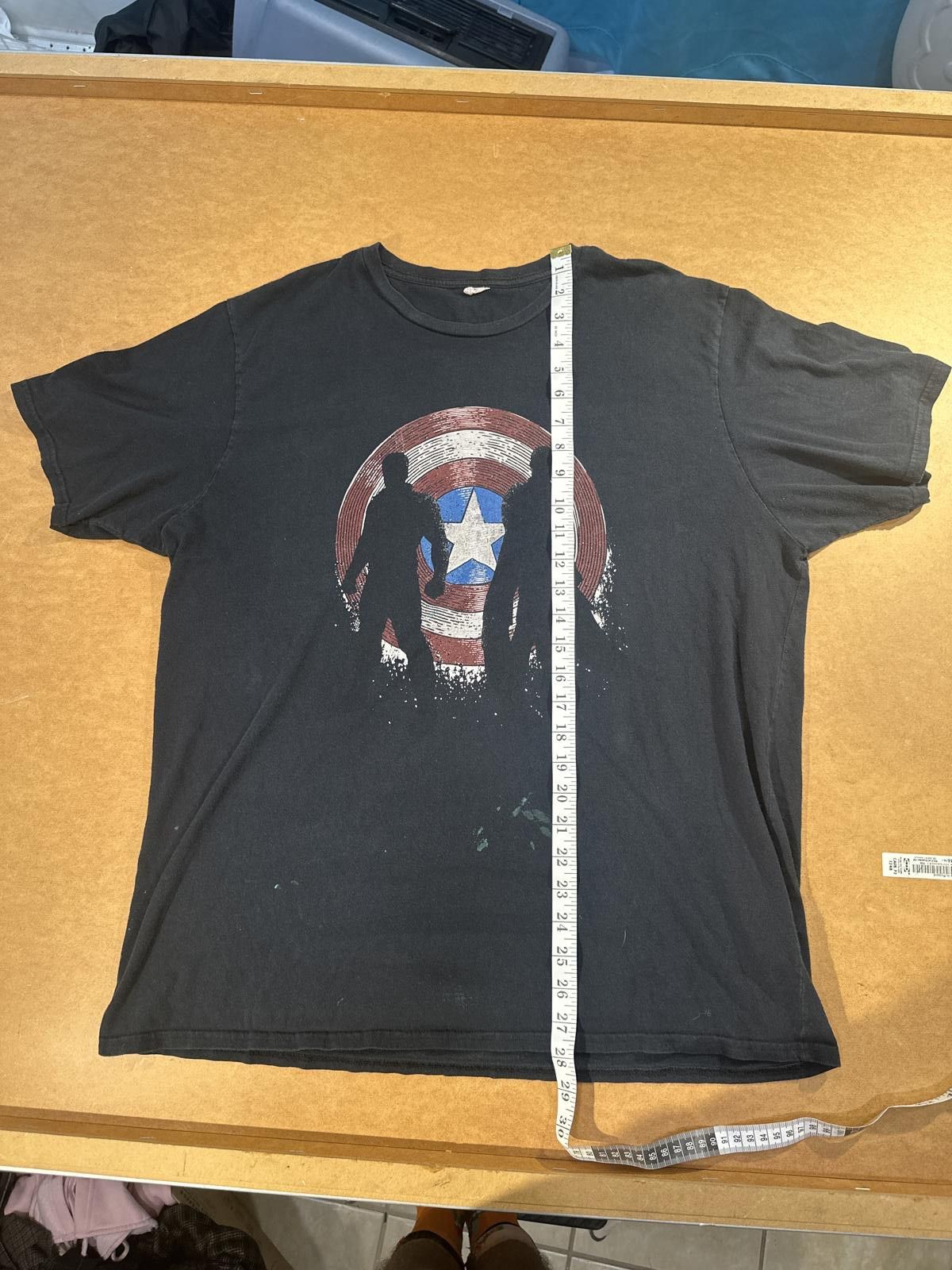 Marvel Comics Captain America x Winter Soldier Shield Logo Men's Large Size ONE SIZE - 3 Thumbnail