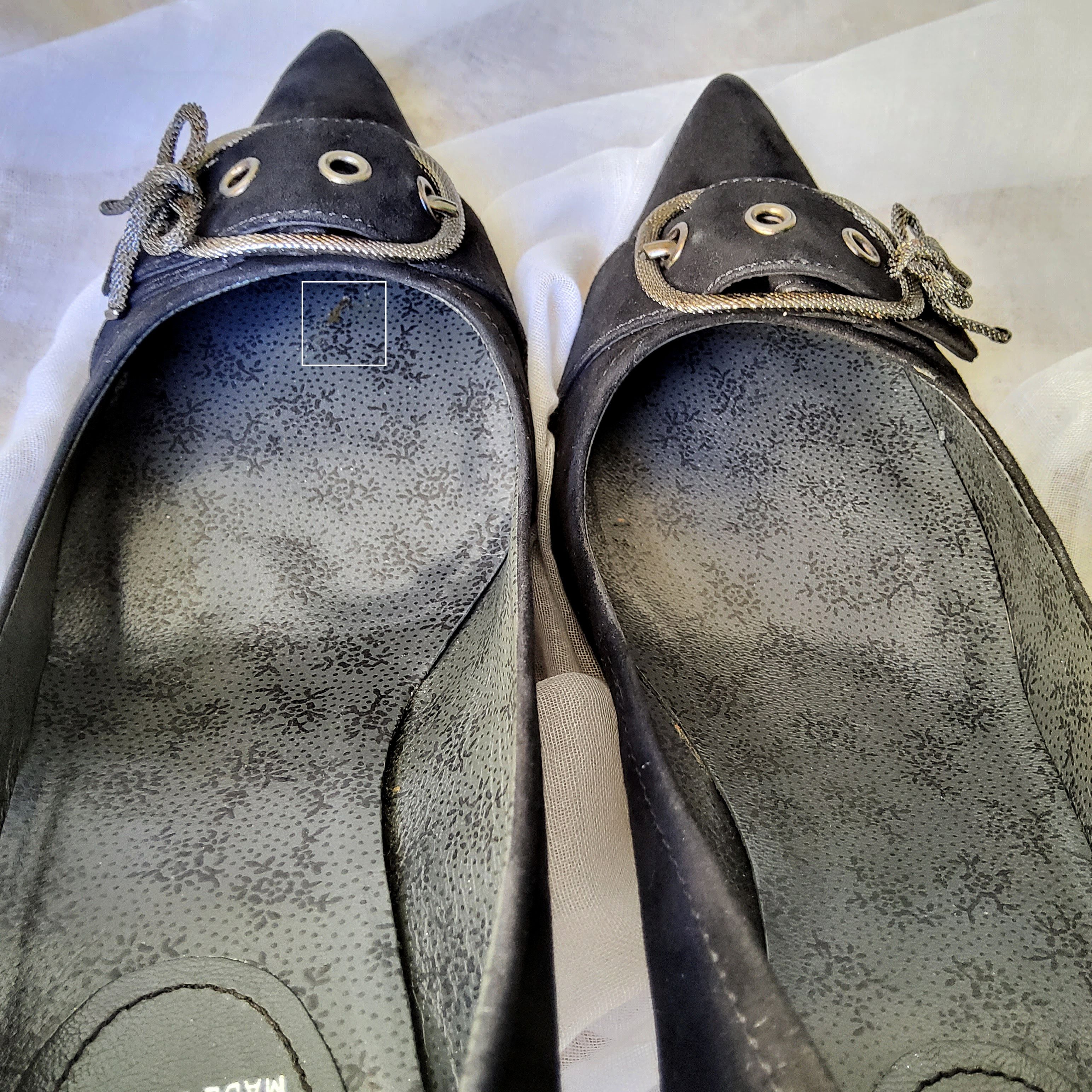 Miu Miu Miu Miu vintage y2k suede leather buckle pointy kitten heels Size US 10 / IT 40 - 14 Thumbnail