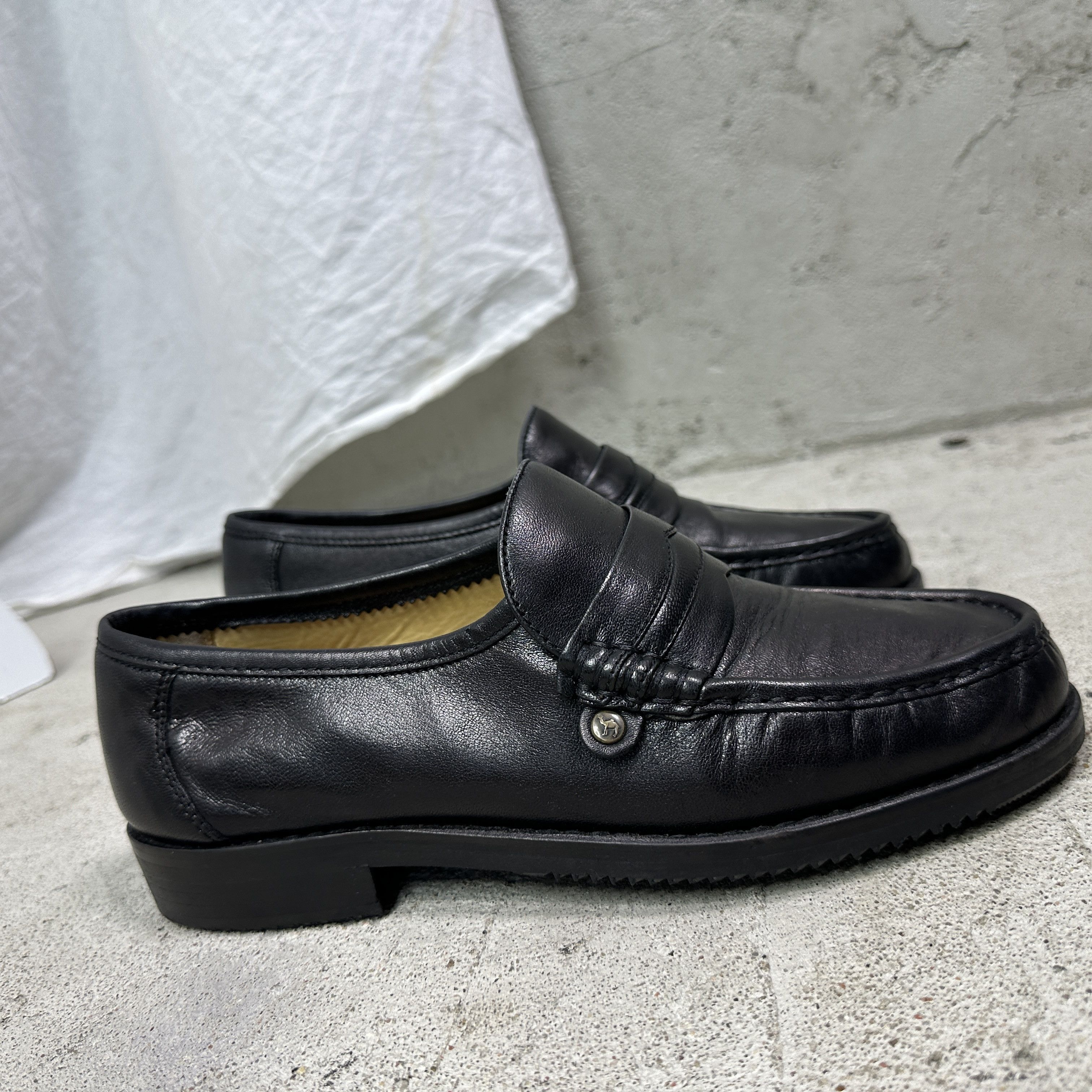 Vintage Vintage Avant Garde Camel Leather Loafers Y2K Size US 7.5 / EU 40-41 - 4 Thumbnail