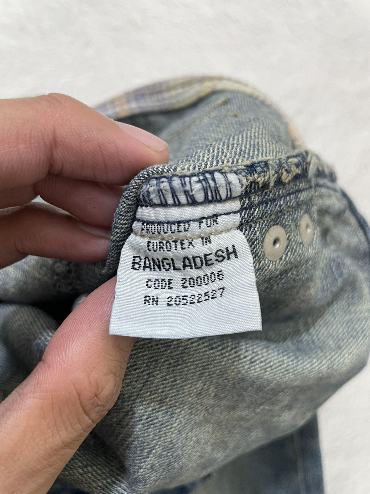 Number (N)ine 2000s Archival Japanese Denim Washed Y2K Hysteric Ifsix LGB Size US 34 / EU 50 - 6 Thumbnail
