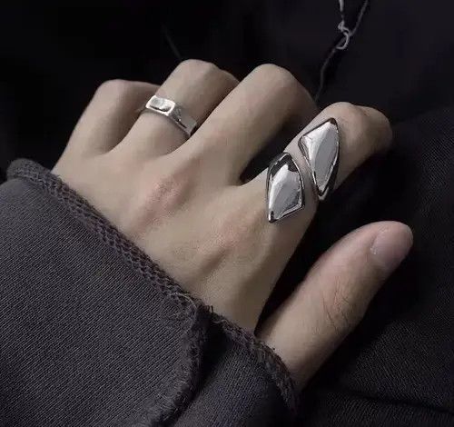 Japanese Brand × Jewelry Fashion punk aesthetic chunky ring Size ONE SIZE - 4 Thumbnail