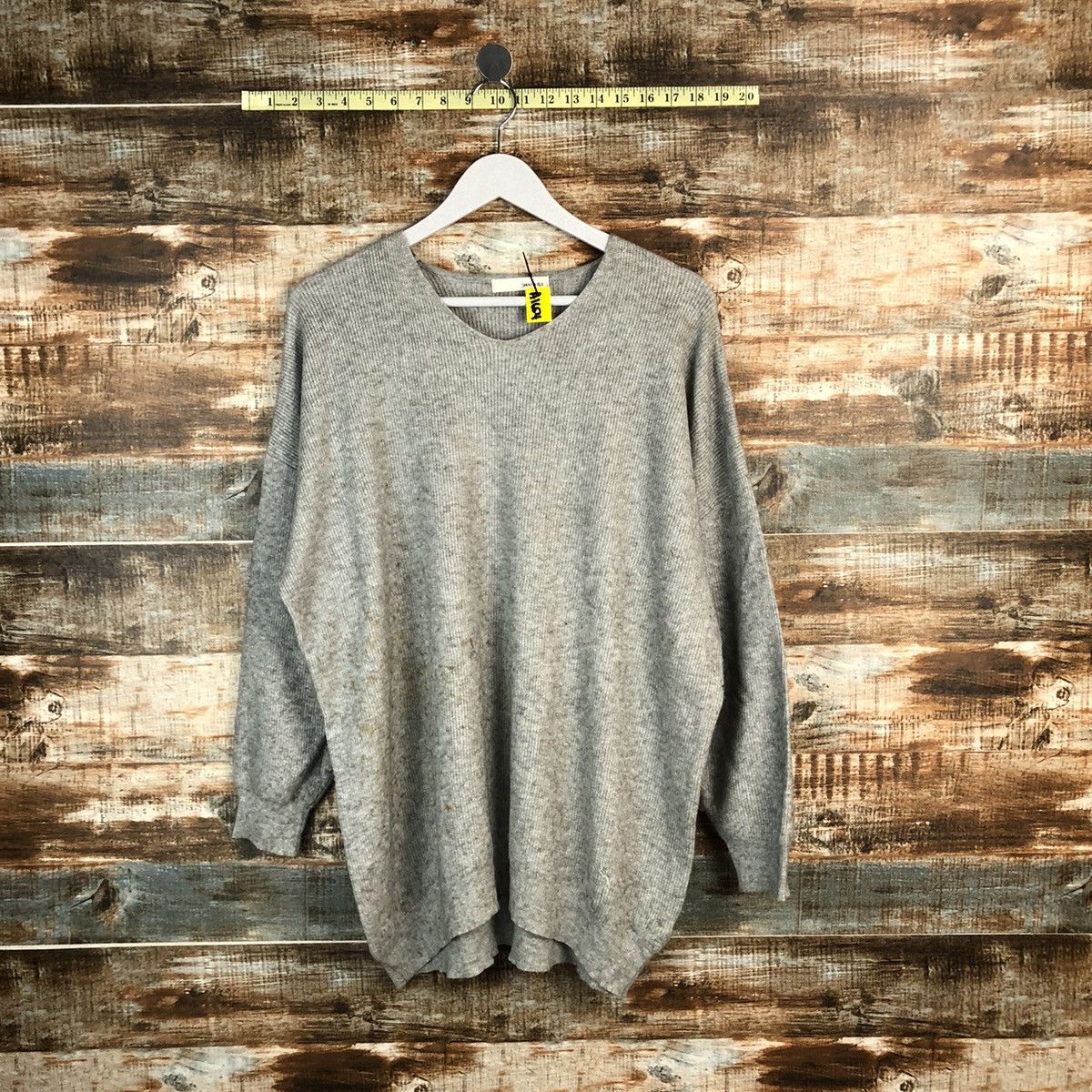 Homespun Knitwear Shoo La Rue Grey baggie Knitwear #A1654 Size US M / EU 48-50 / 2 - 1 Thumbnail