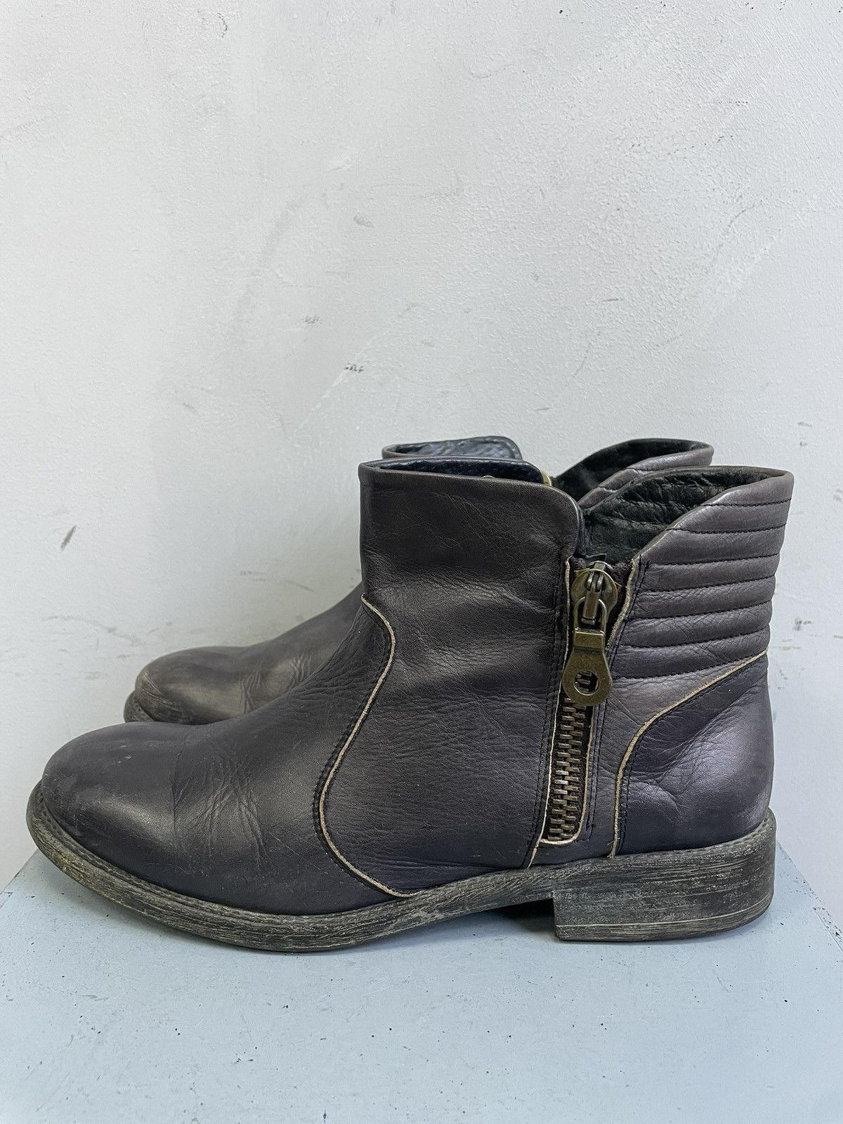 Other Moto style guidi Leather Boots Statement artisan Style Size US 8 / EU 41 - 7 Thumbnail