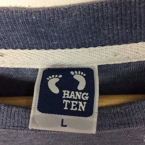 Hang Ten Vtg HANG TEN Sweatshirt Crewneck Spellout Big Logo Jumper Size US L / EU 52-54 / 3 - 5 Thumbnail
