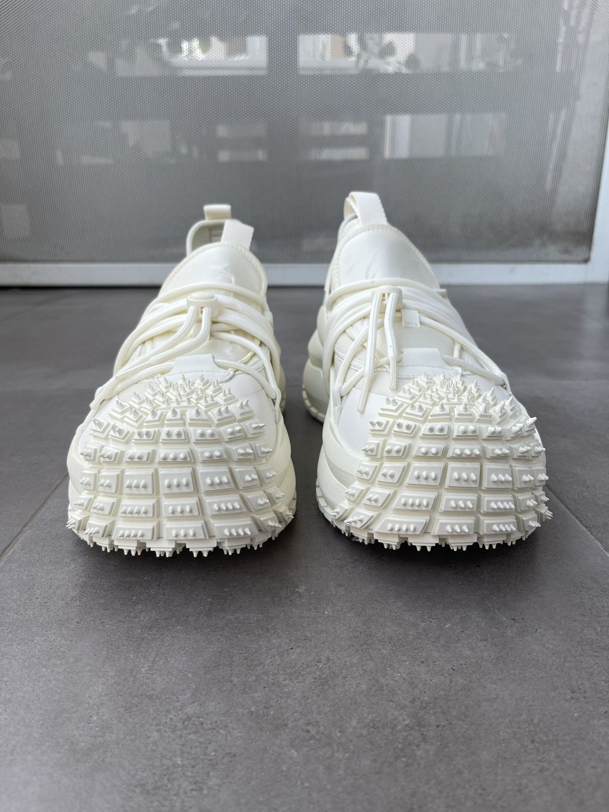 Emporio Armani !DS! SS24 Emporio Armani Milk Nylon Sneakers Size US 13 / EU 46 - 8 Thumbnail