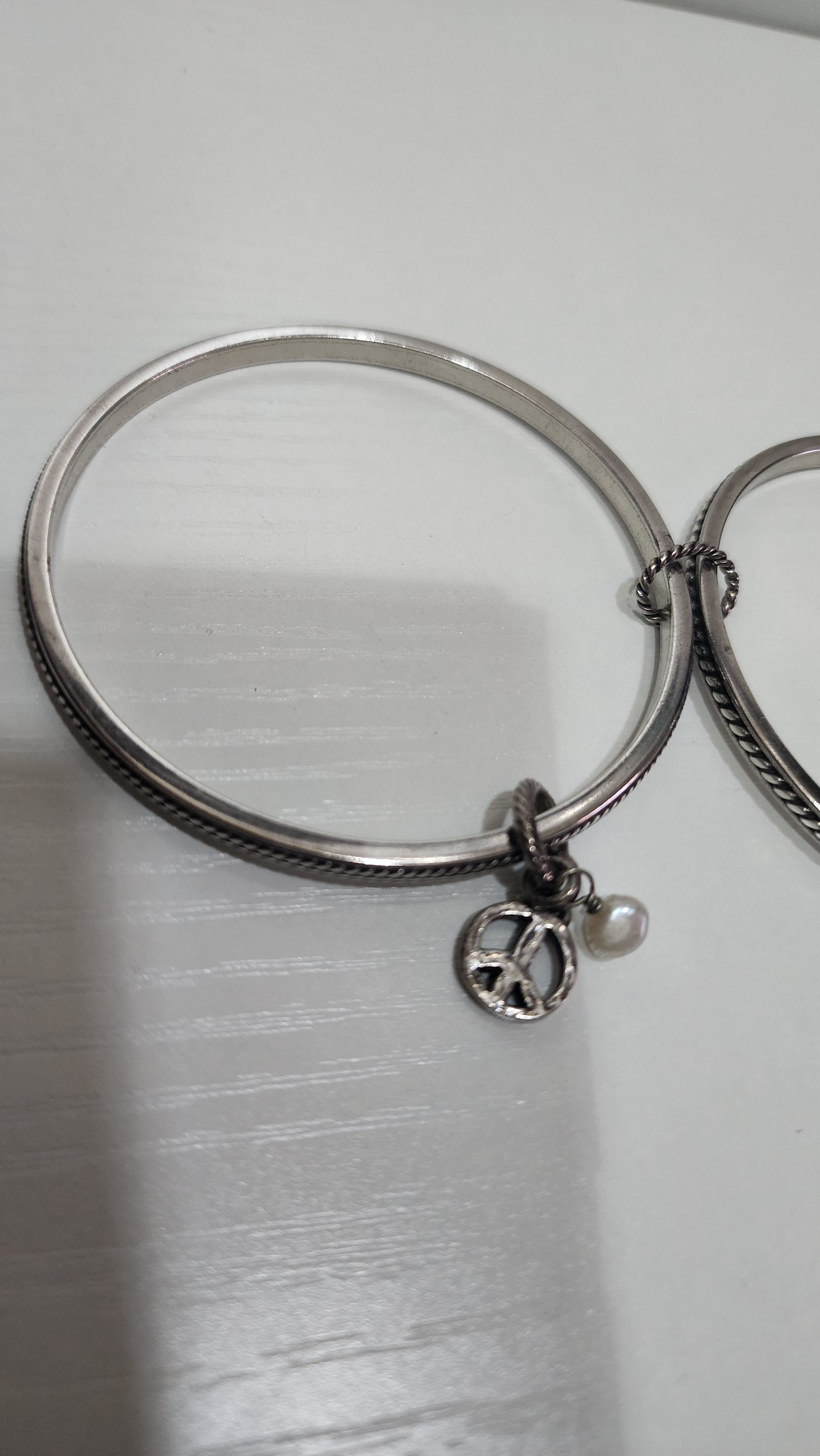 Brighton Brighton Double Bangle Charm Bracelet. Size ONE SIZE - 3 Thumbnail