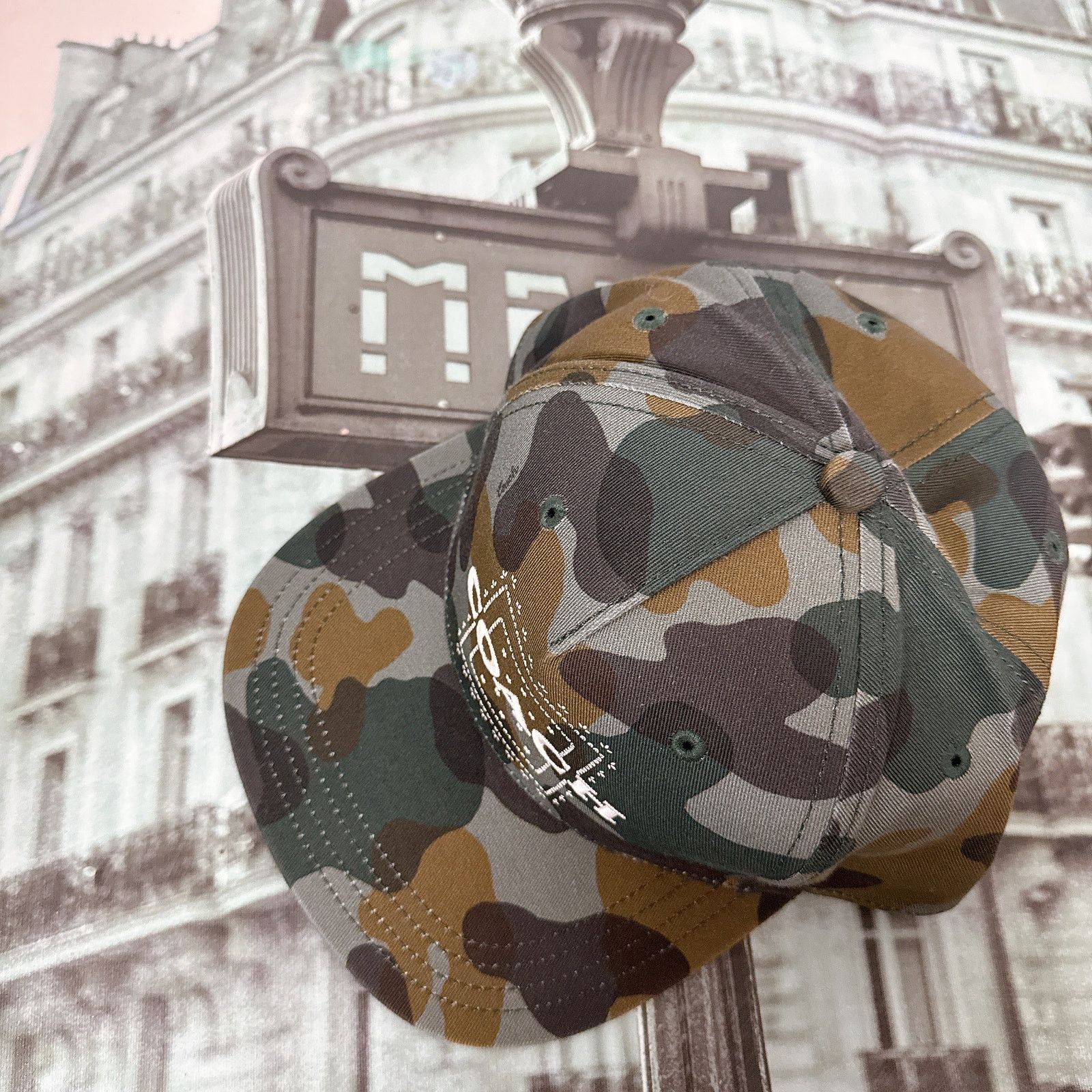 Coach Coach C0975 Cotton printed camouflage flat-brimmed cap, Size ONE SIZE - 4 Thumbnail