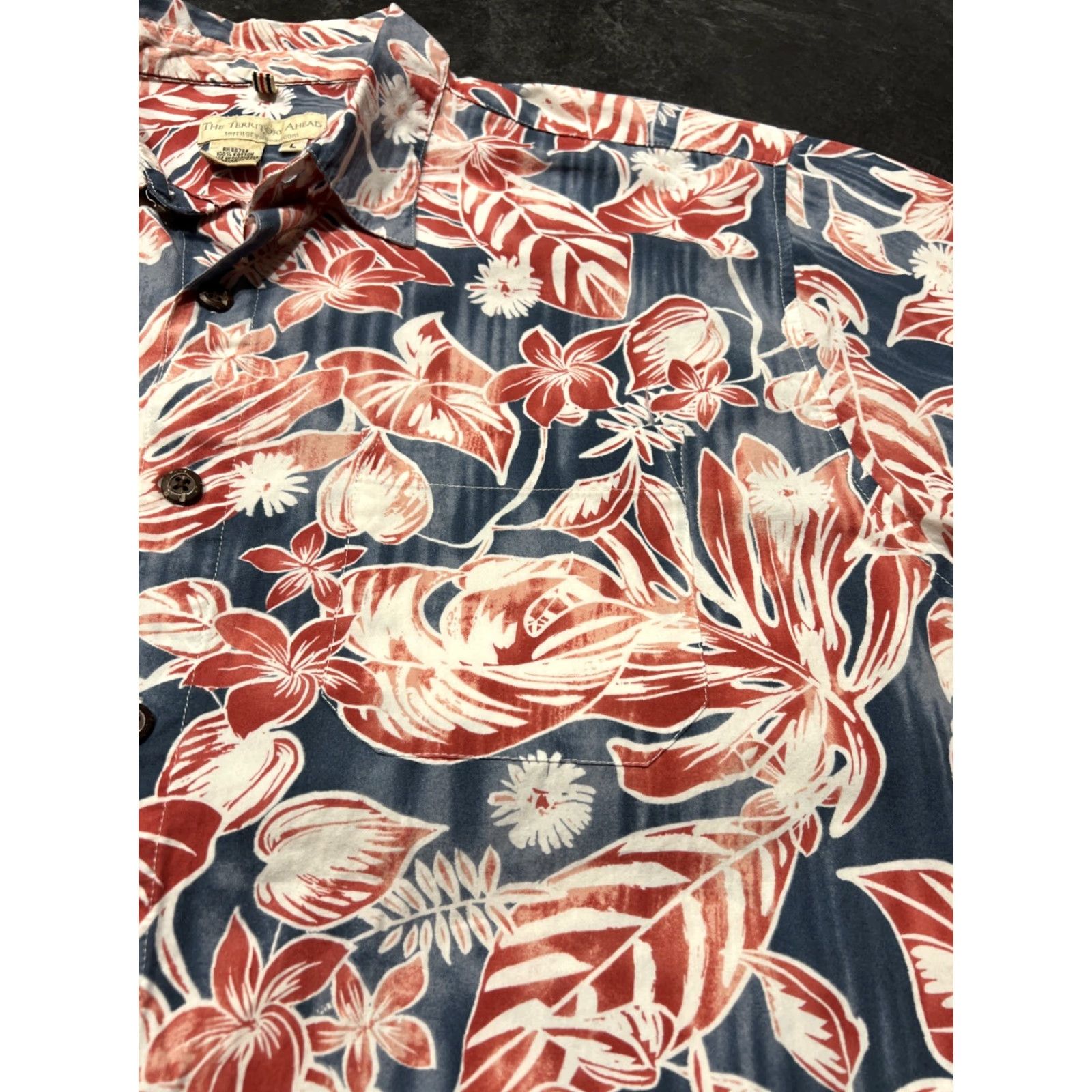The Territory Ahead Territory Ahead Floral Button-Up Shirt Men’s Large Multicolor Outdoor Casual Size US L / EU 52-54 / 3 - 3 Thumbnail