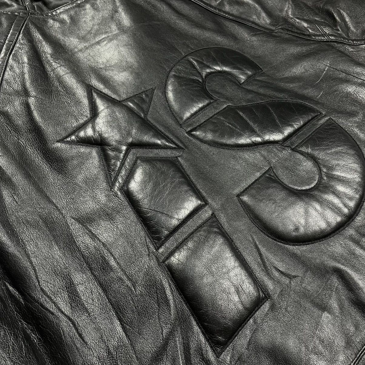 Issey Miyake Archive Vintage 80s / 90s Issey miyake star leather jacket Size US M / EU 48-50 / 2 - 6 Thumbnail