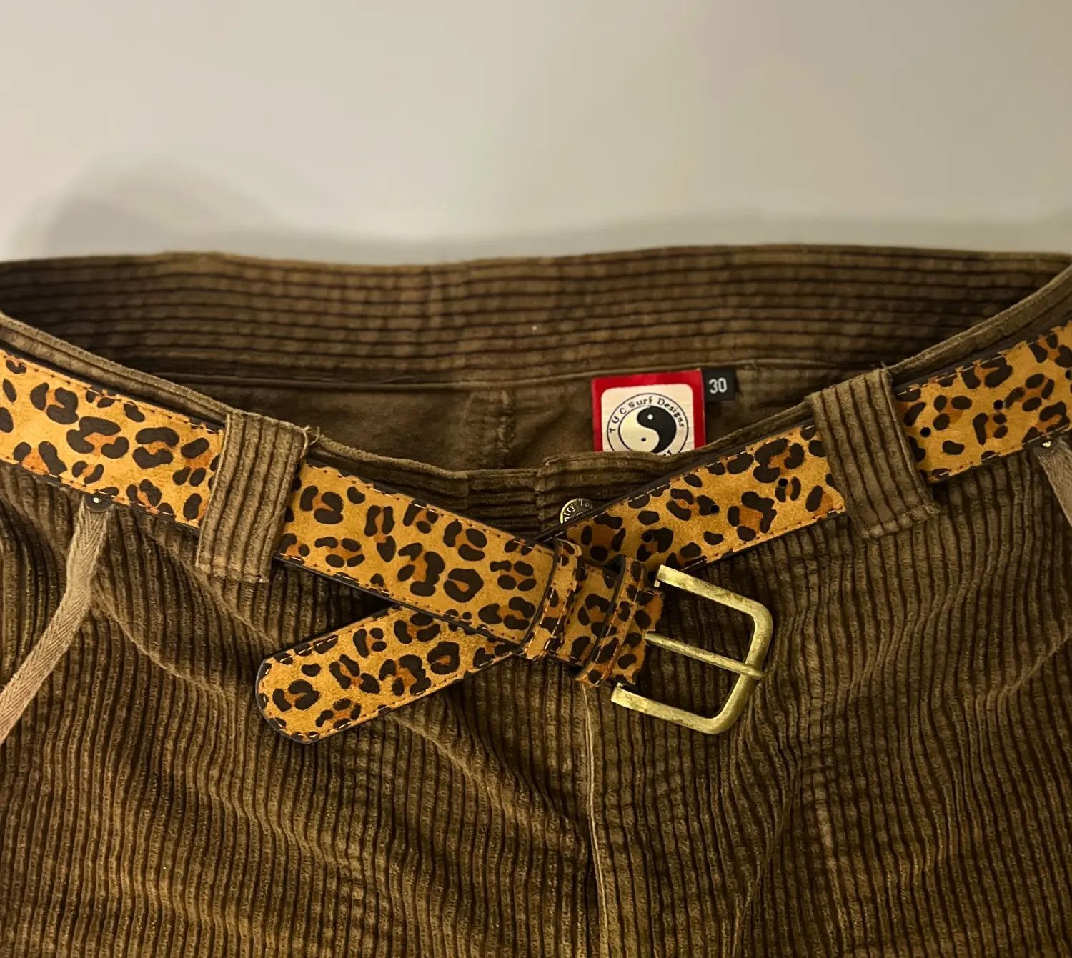 Other 2000s leopard cheetah print belt Size 32 - 1 Thumbnail
