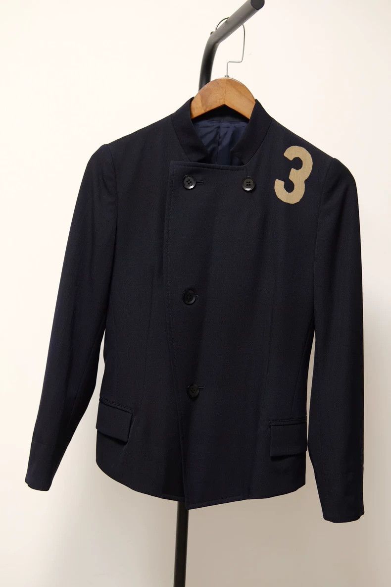Y's Y's Digital discharge wool jacket Size US S / EU 44-46 / 1 - 3 Thumbnail
