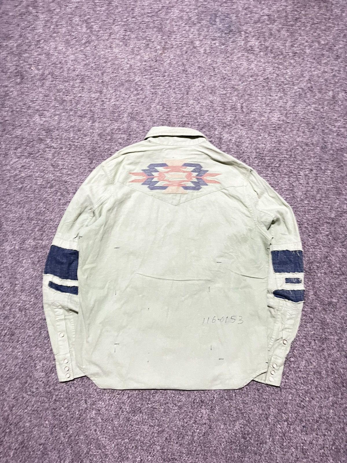 RRL Ralph Lauren ❌❌SOLD❌❌Vintage RRL Western Wear Longsshirt Size US M / EU 48-50 / 2 - 12 Thumbnail