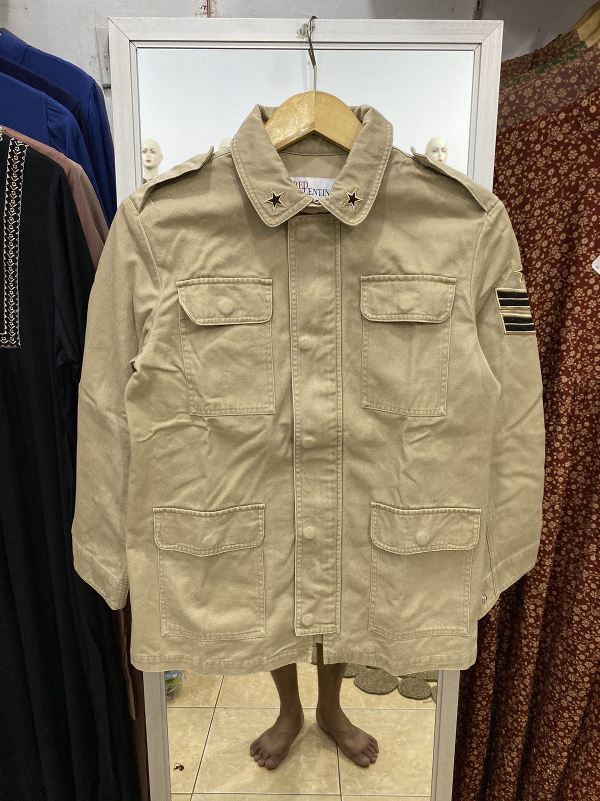 RED Valentino × Valentino RED Valentino military Jacket Size XS / US 0-2 / IT 36-38 - 1 Thumbnail