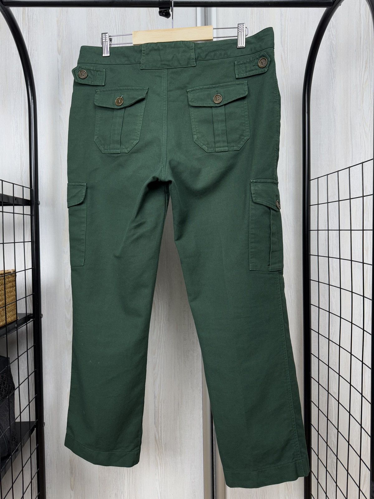 Aspesi Aspesi Blu vintage green cargo utility y2k pants Size 32" / US 10 / IT 46 - 3 Thumbnail