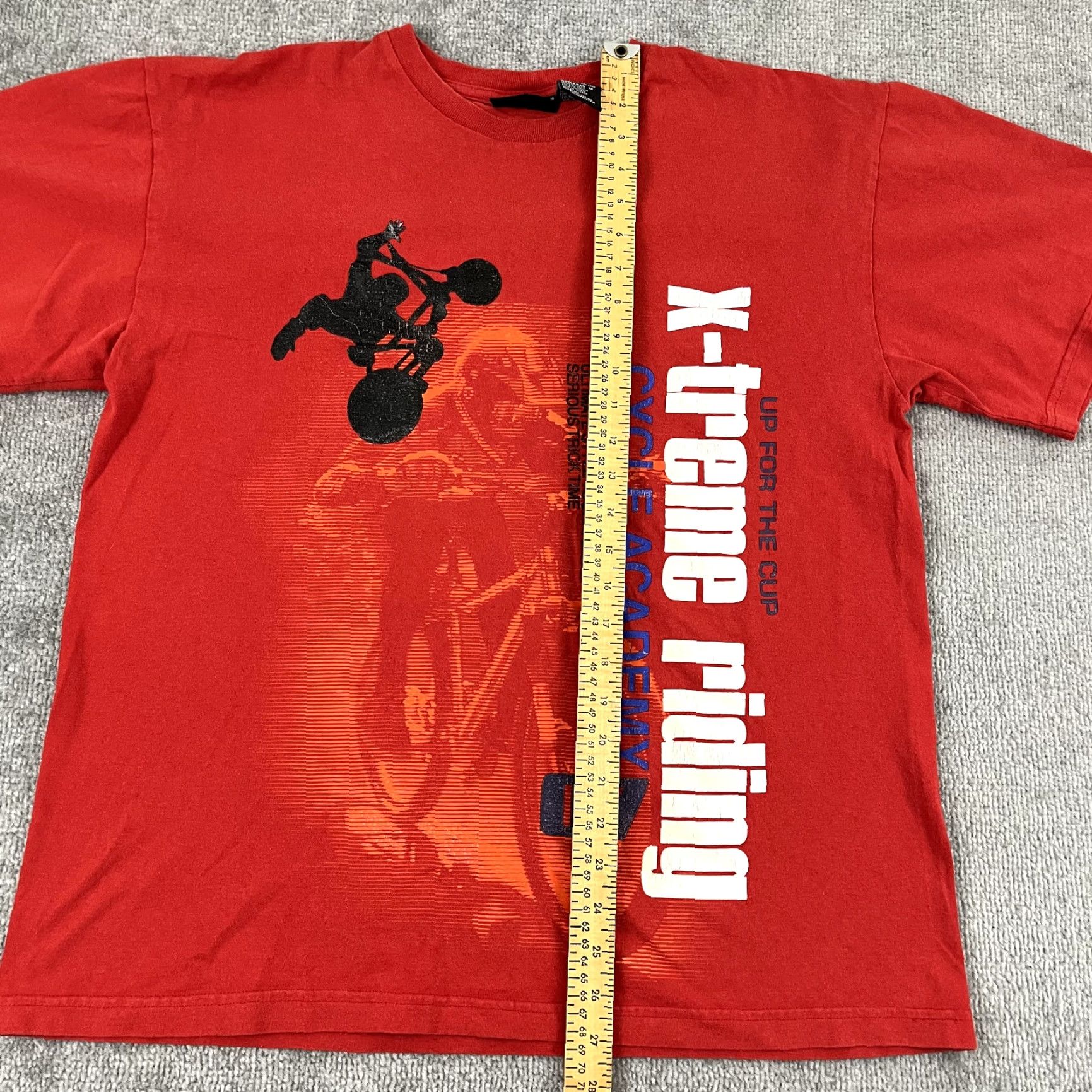 Vintage VINTAGE No Boundaries T-Shirt Men Medium Graphic Print BMX Cycle Academy 2000s Y2K Size US M / EU 48-50 / 2 - 5 Thumbnail