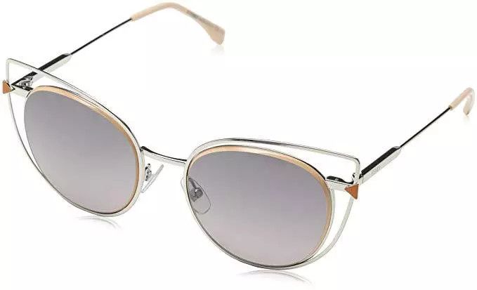 Fendi FENDI FF0176S Palladium Pink Cat Eye Sunglasses Size ONE SIZE - 1 Thumbnail