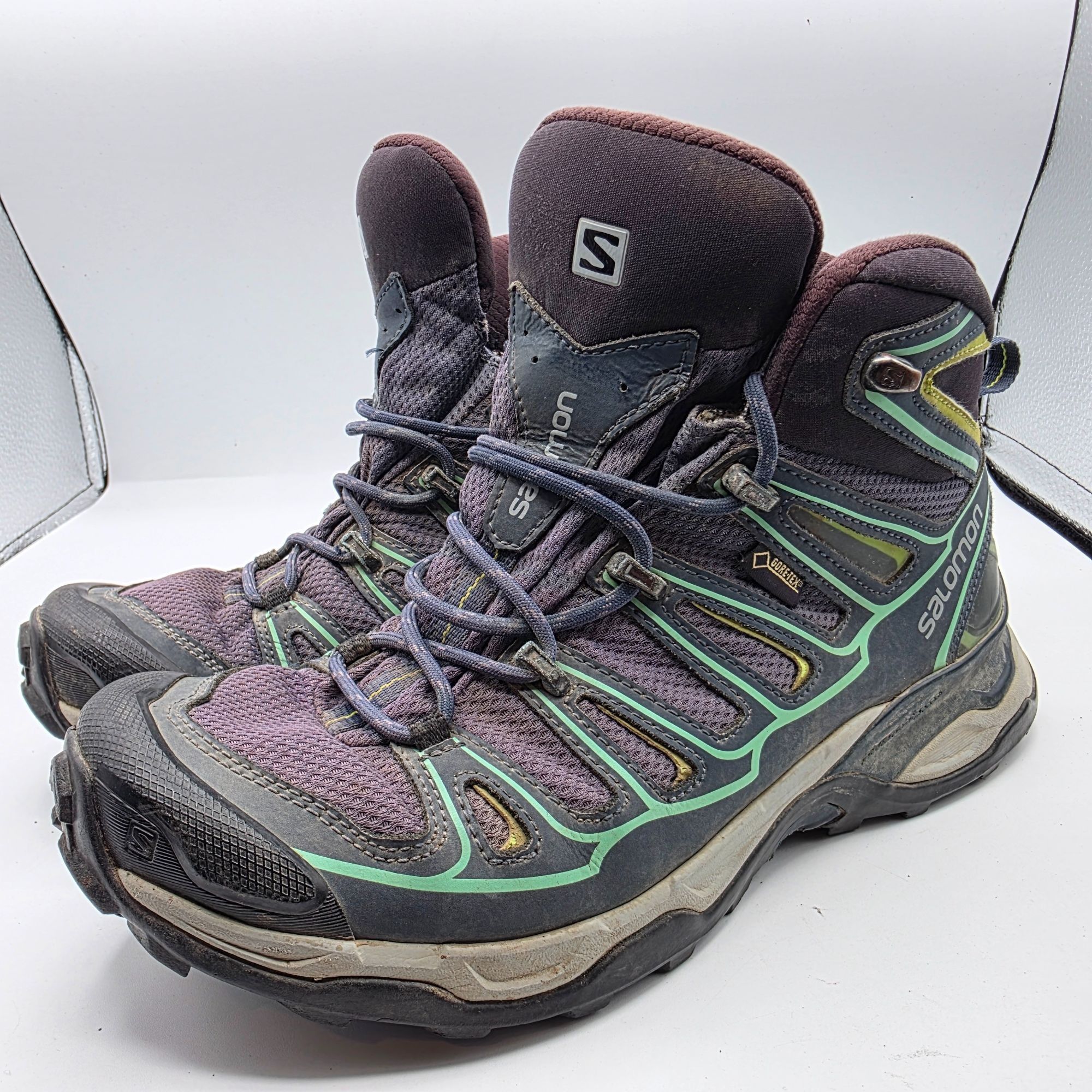 Salomon Salomon X Ultra Mid 2 GTX Womens Size 9 Hiking Shoes Camping Size US 9 / IT 39 - 4 Thumbnail