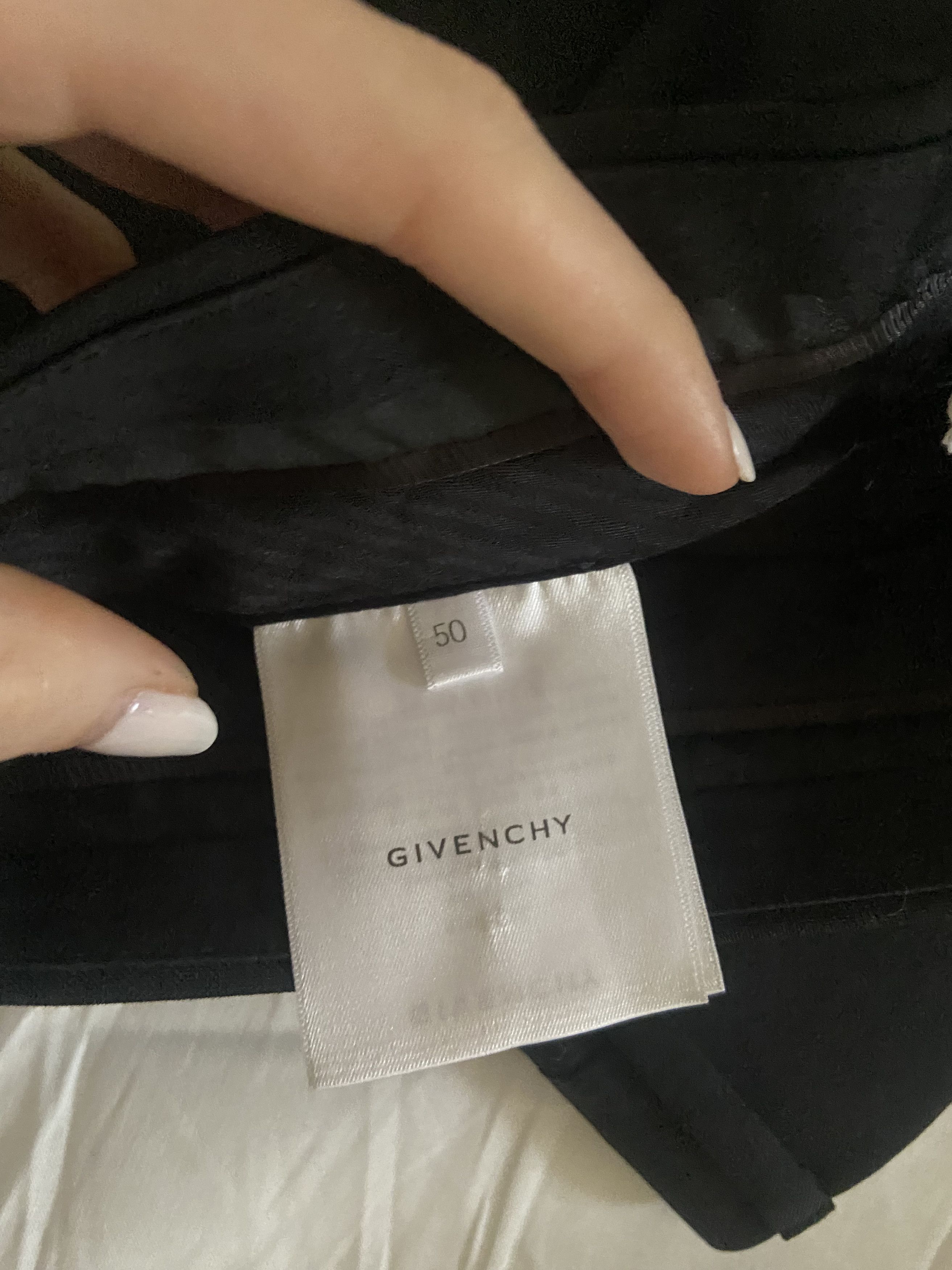 Givenchy Givenchy Black Classic-Fit Trousers Size US 34 / EU 50 - 9 Thumbnail