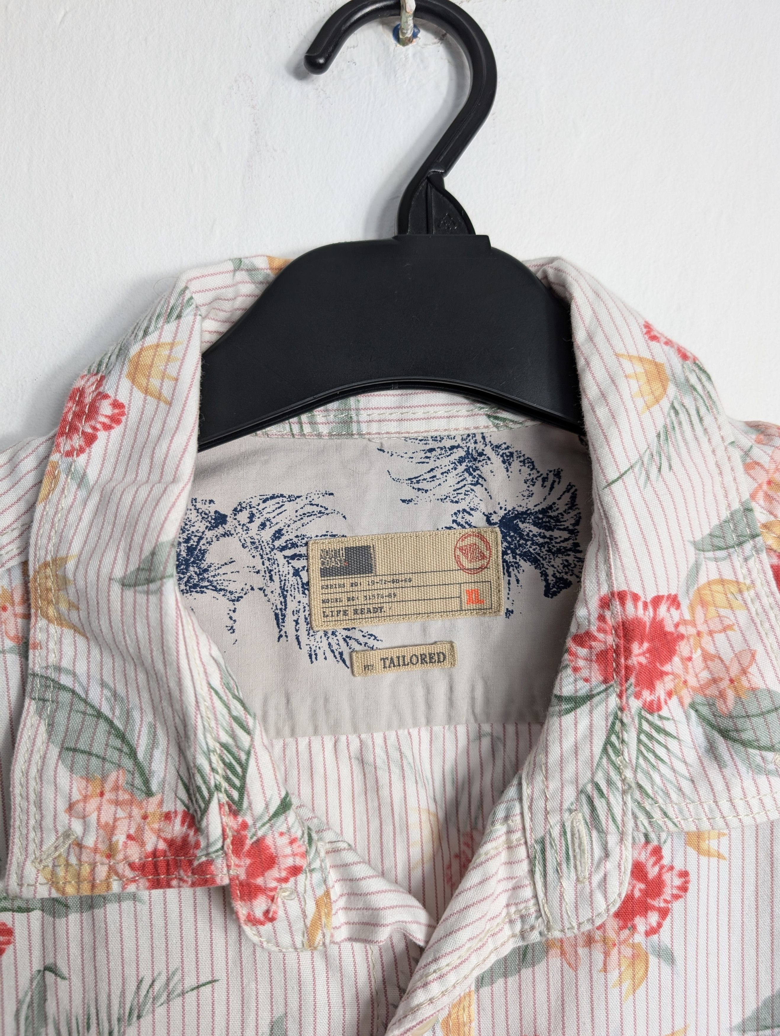 Vintage Vintage Y2K Hawaiian Shirt - Summer Floral Palm Tree Print Size US XL / EU 56 / 4 - 4 Thumbnail