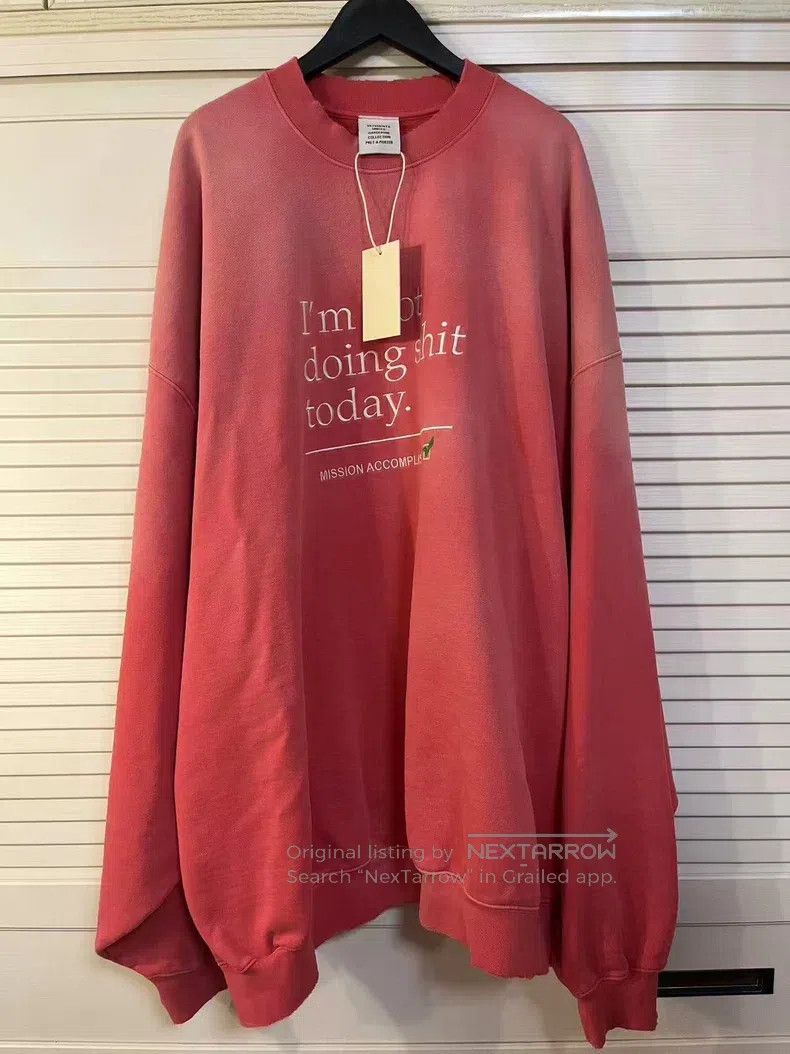 Vetements Vetements Ombre Pink Hoodie Size US M / EU 48-50 / 2 - 1 Thumbnail