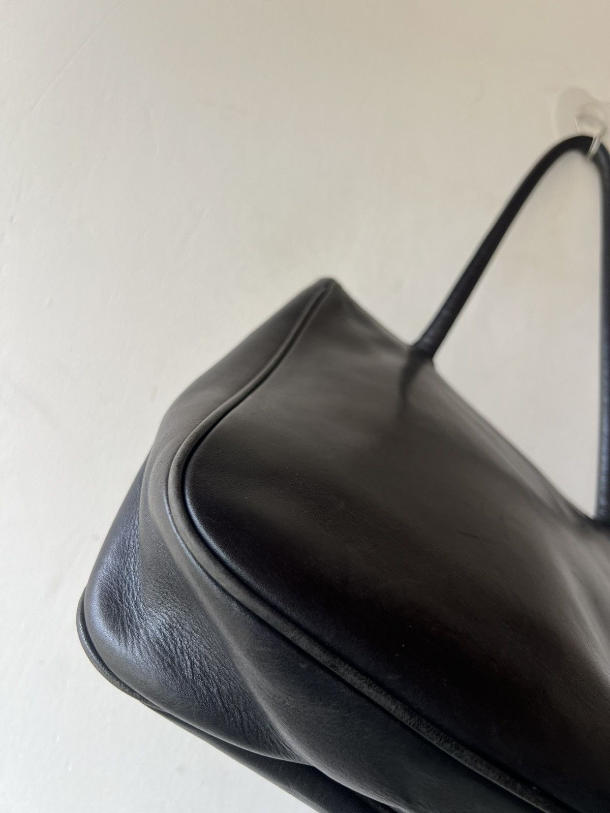 Leather Vintage B. Stuff Japan Patina Black All Leather Bag Size ONE SIZE - 24 Thumbnail