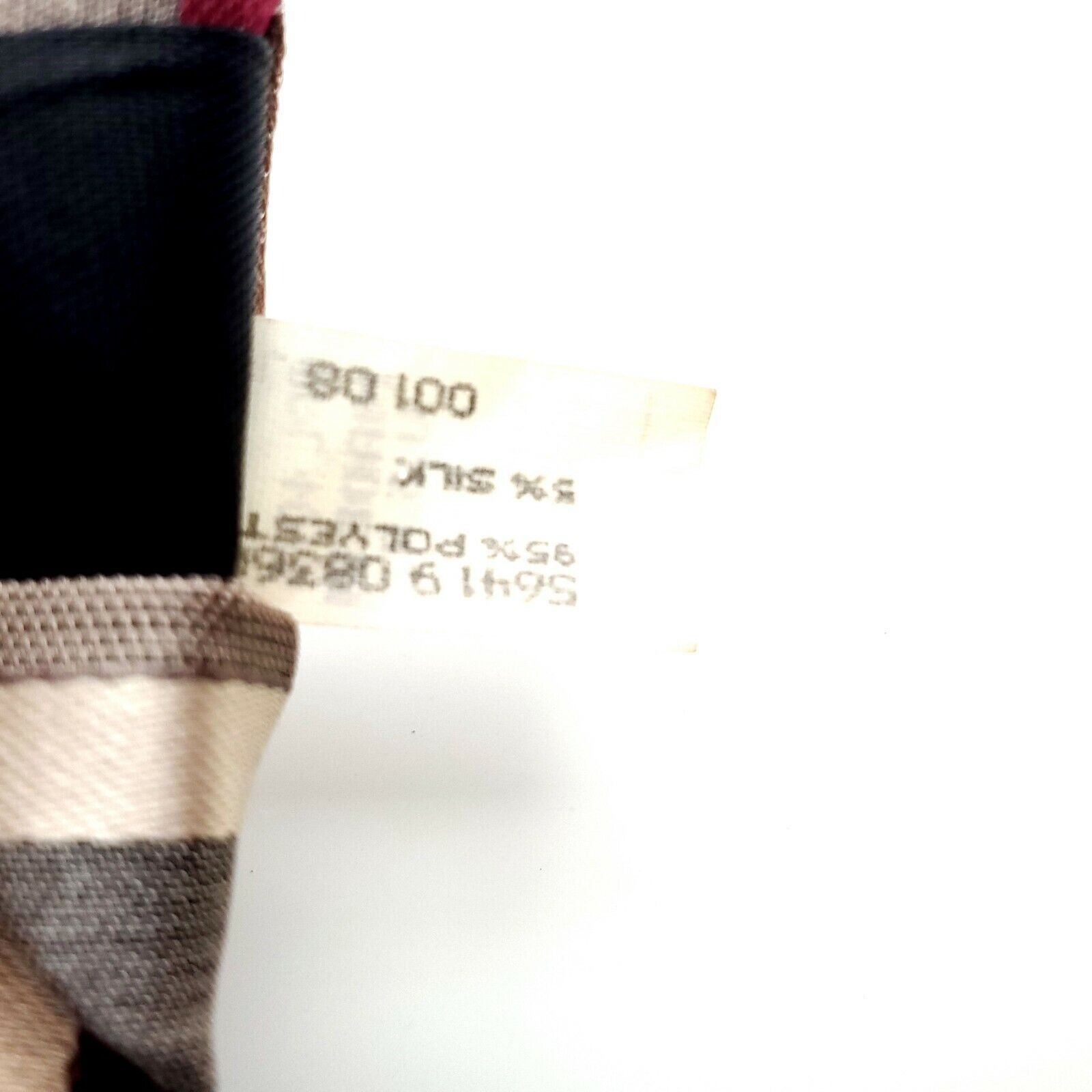 Other Wembley WemSilk Brown Striped Polyester Tie Classic Size ONE SIZE - 5 Thumbnail